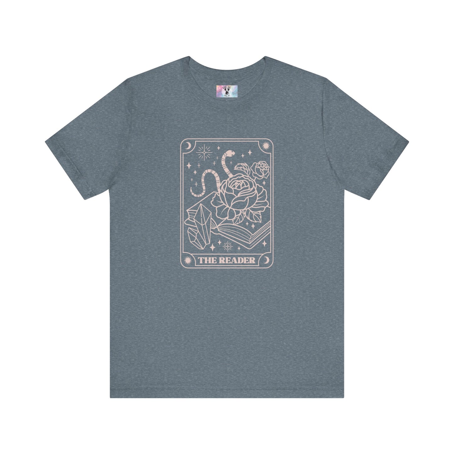 Mystical Reader Tee - Unisex Short Sleeve Shirt for Book Lovers, Perfect Gift for Readers, Literary T-Shirt, Reading Vibes, Cozy Outfit