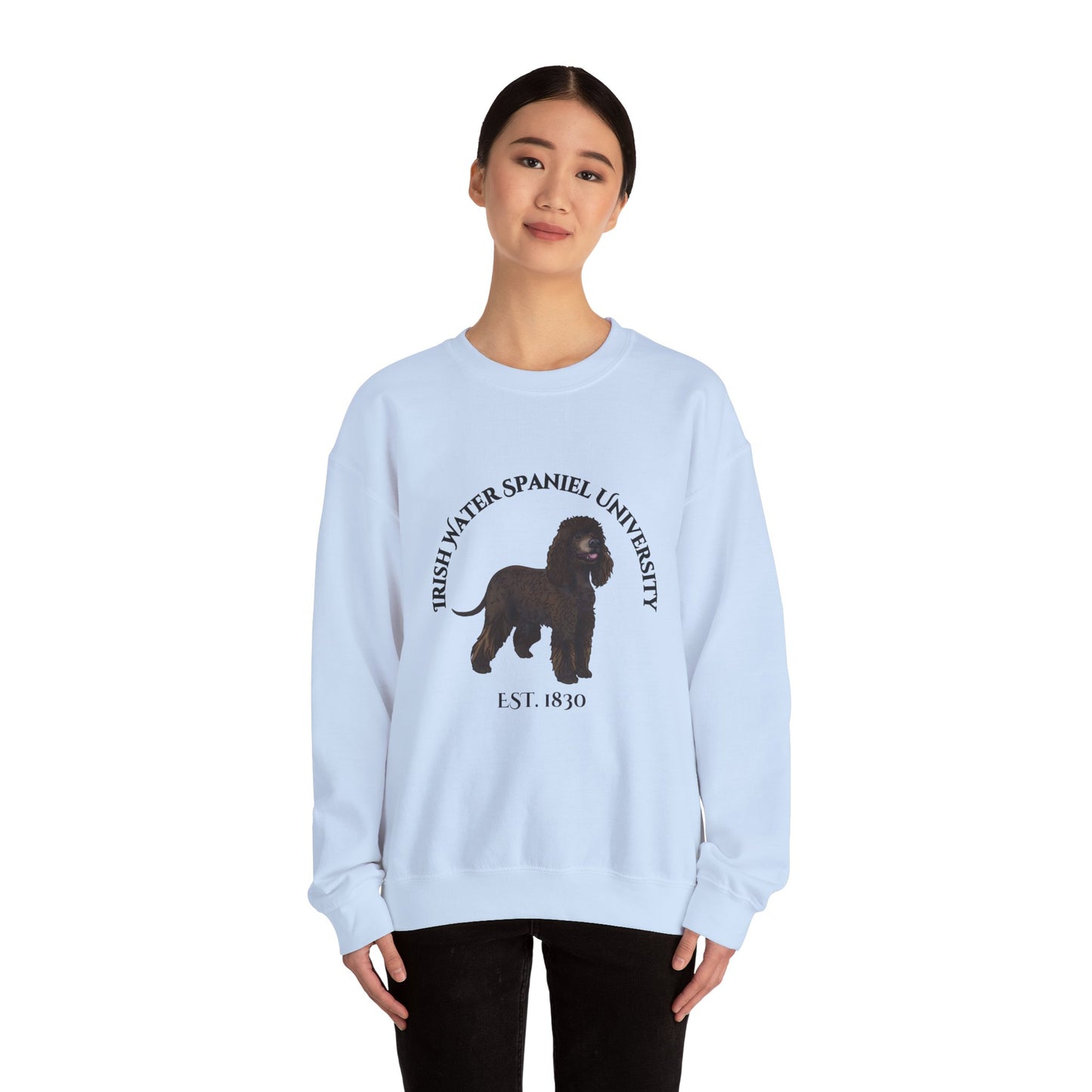 Irish Water Spaniel University Sweatshirt - "Proudly Representing the Best of the Breed!"