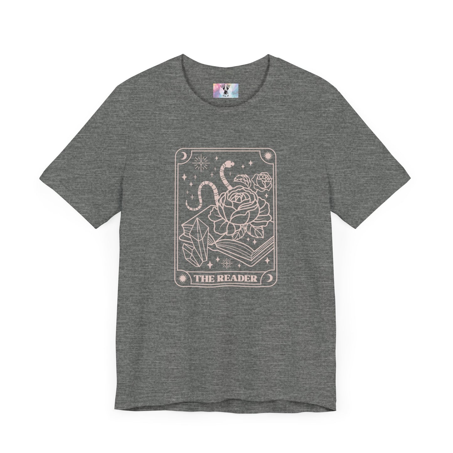 Mystical Reader Tee - Unisex Short Sleeve Shirt for Book Lovers, Perfect Gift for Readers, Literary T-Shirt, Reading Vibes, Cozy Outfit