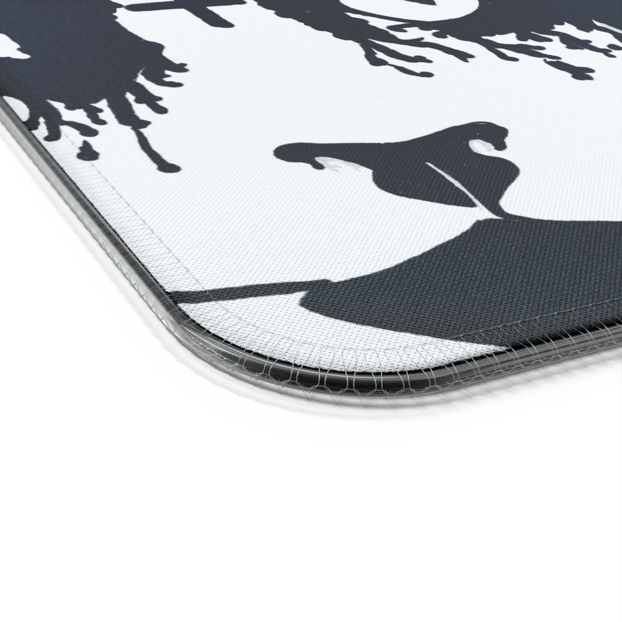 LED Cat Design Gaming Mouse Pad with Wireless Charging