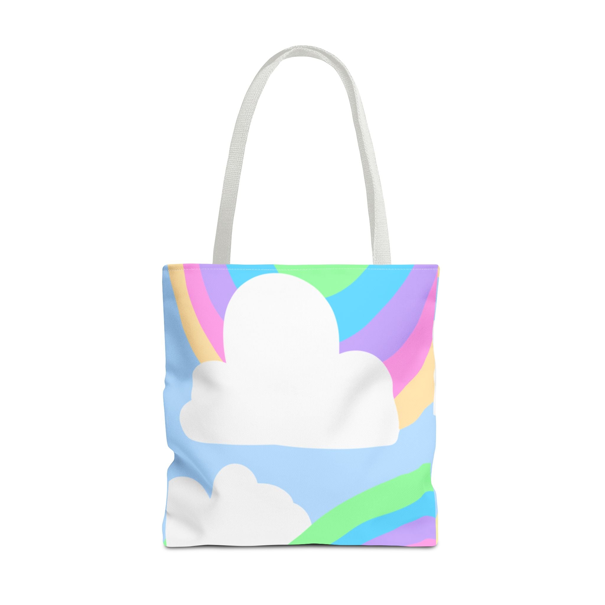 Pastel Rainbows & Clouds Tote - "Soft, Sweet, and Dreamy!"