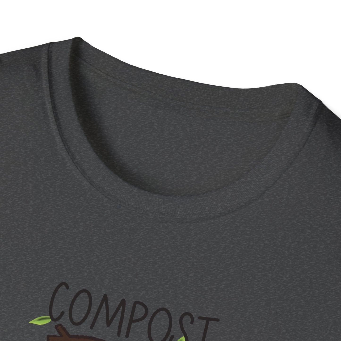 Compost The Rich T-Shirt | Mushroom Gnome Illustration, Eco Humor