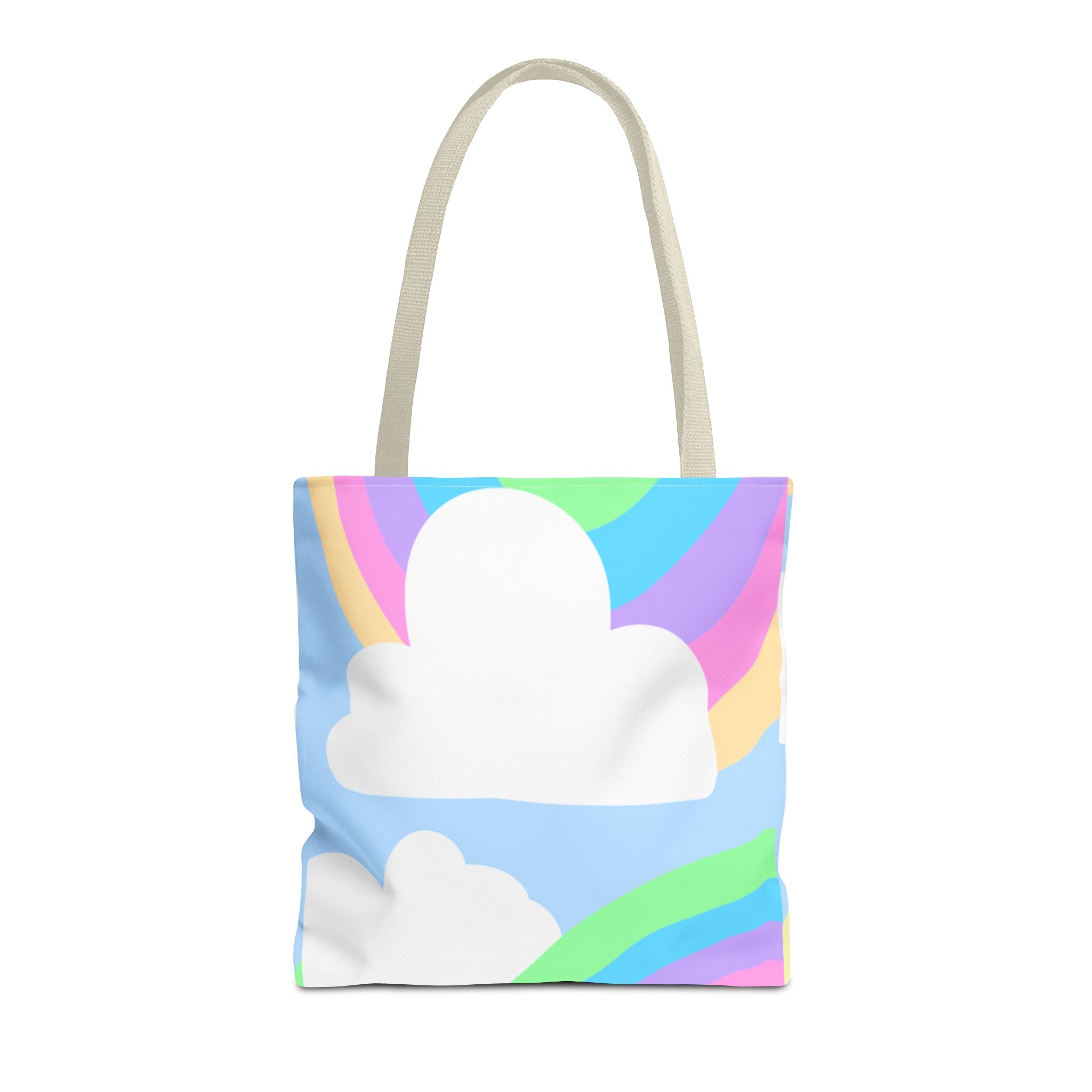 Pastel Rainbows & Clouds Tote - "Soft, Sweet, and Dreamy!"