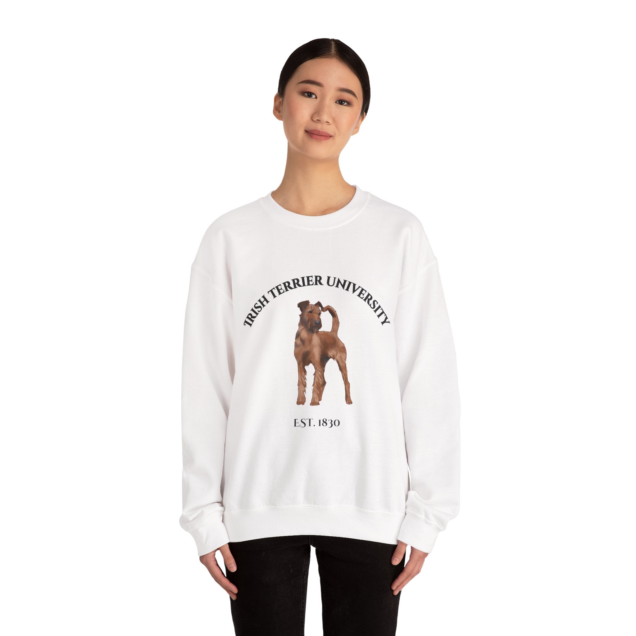 Irish Terrier University Sweatshirt - "Proudly Representing the Best of the Breed!"