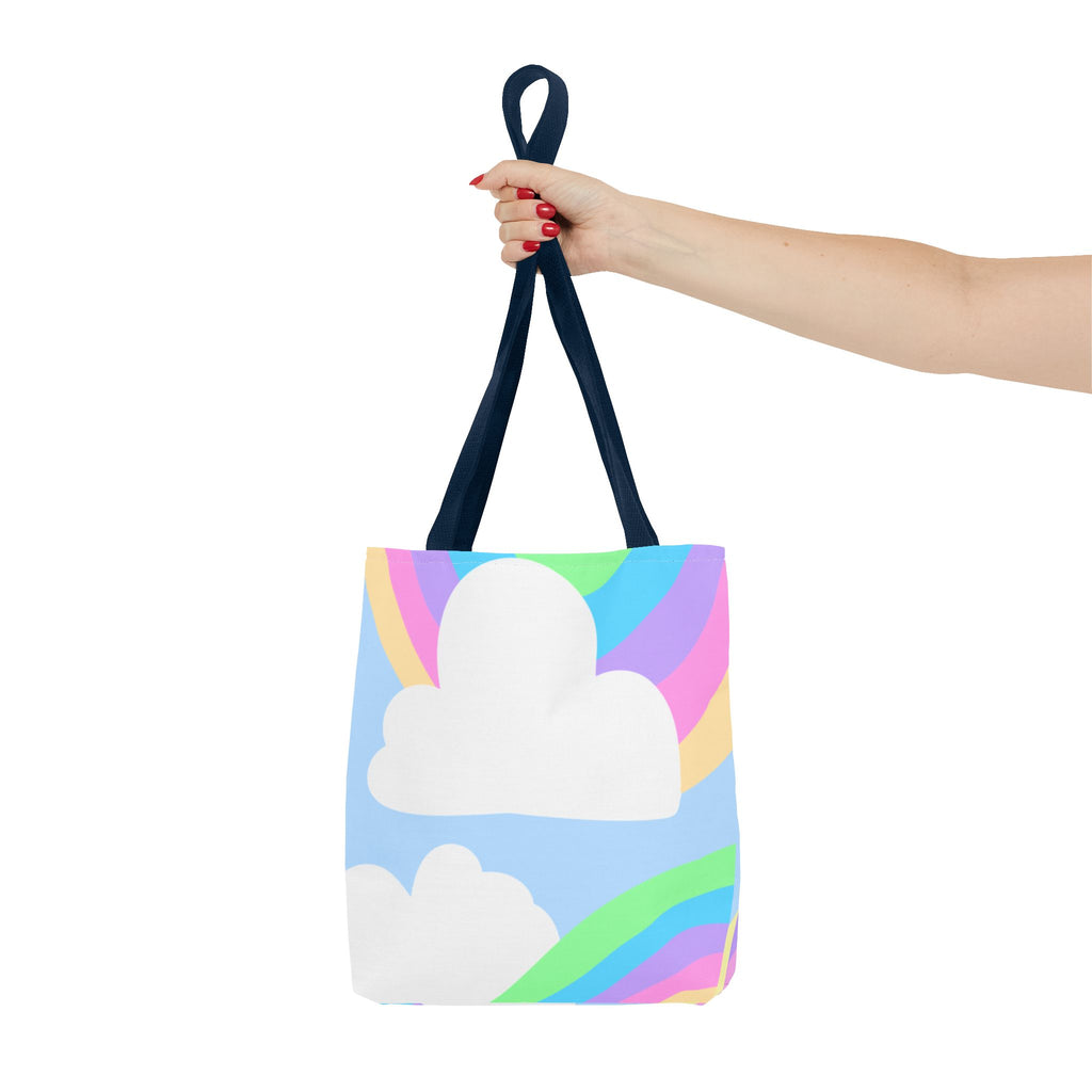 Pastel Rainbows & Clouds Tote - "Soft, Sweet, and Dreamy!"