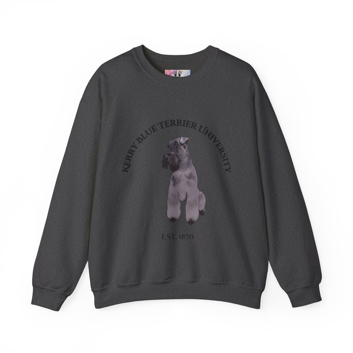 Kerry Blue Terrier University Sweatshirt - "Proudly Representing the Best of the Breed!"