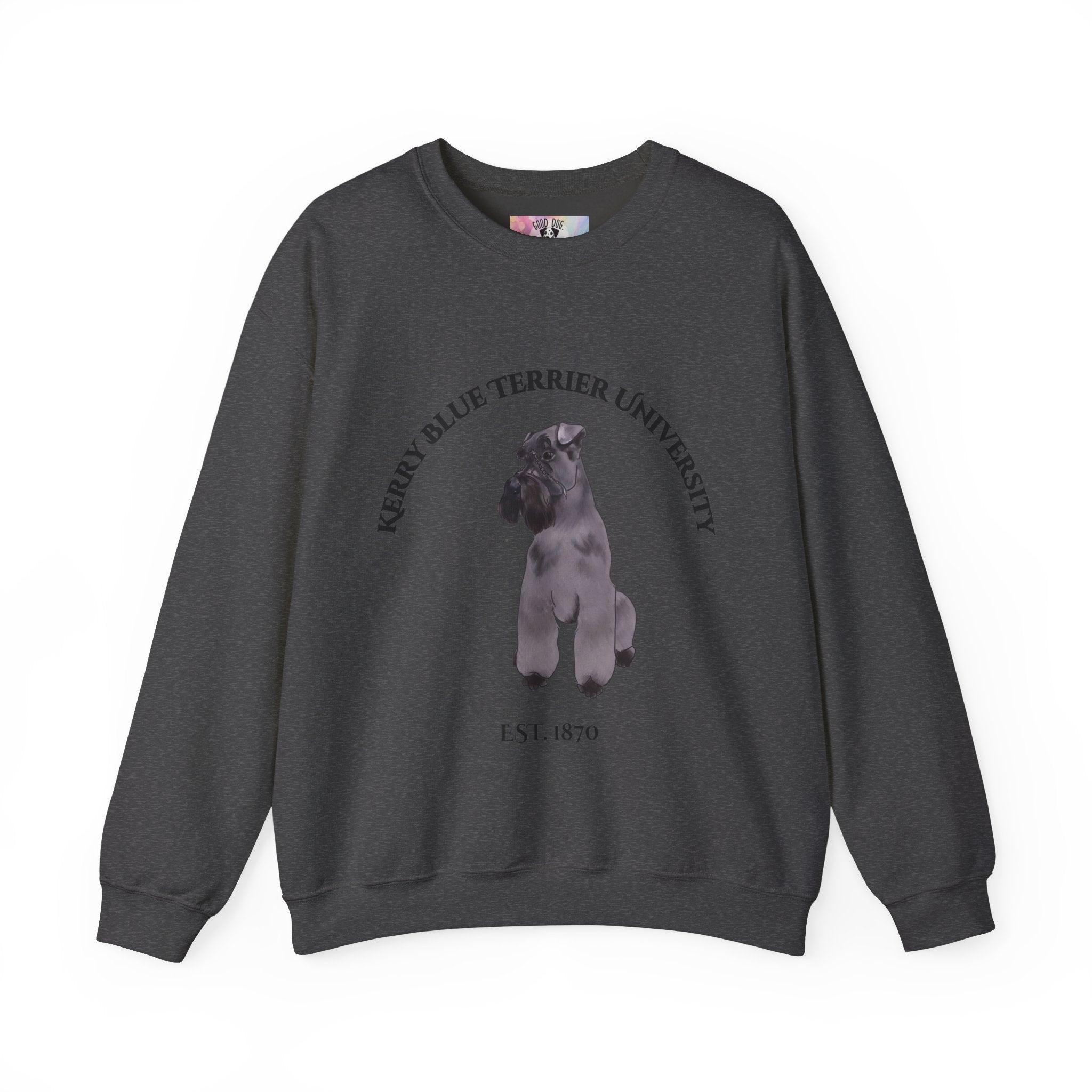 Kerry Blue Terrier University Sweatshirt - "Proudly Representing the Best of the Breed!"