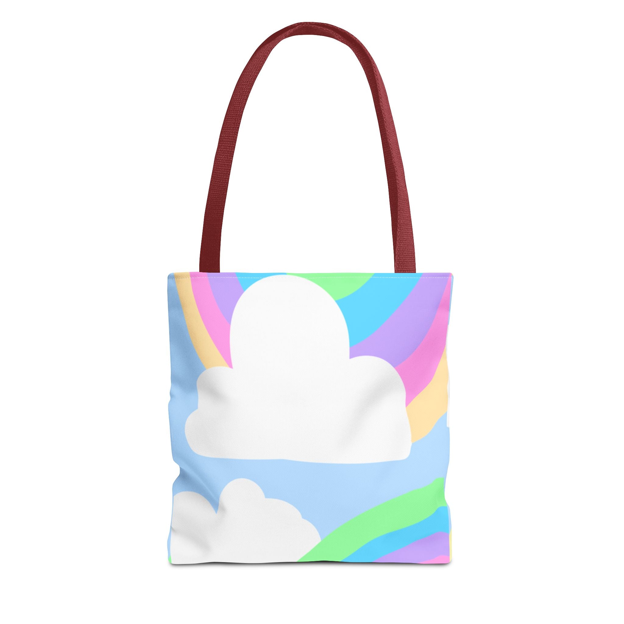 Pastel Rainbows & Clouds Tote - "Soft, Sweet, and Dreamy!"