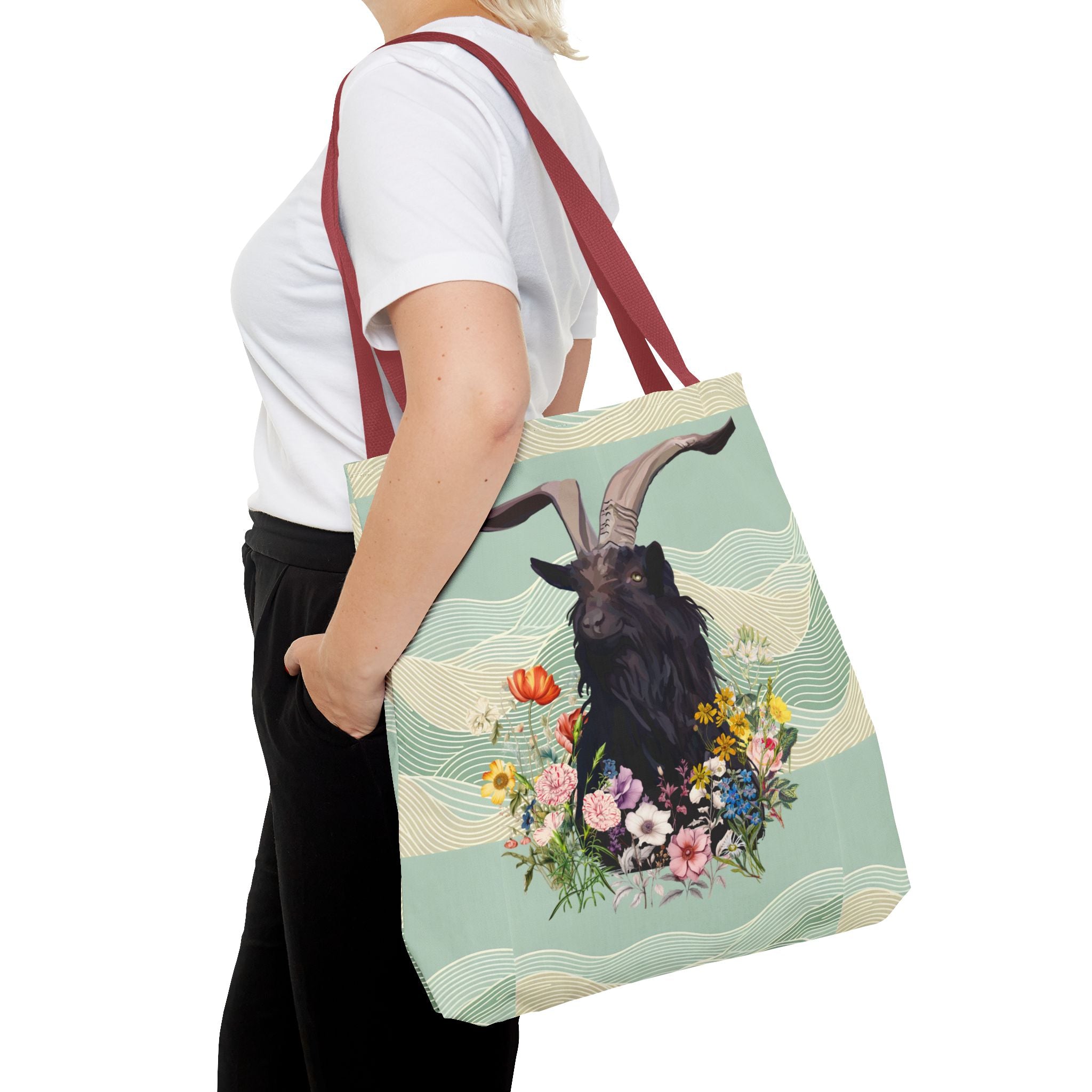 Majestic Goat Tote - "Goat Goals: Achieved!"