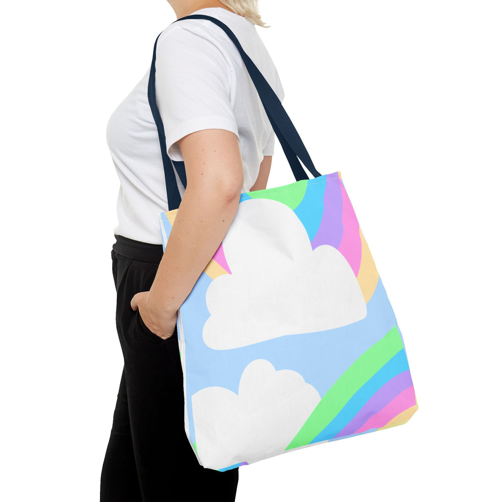 Pastel Rainbows & Clouds Tote - "Soft, Sweet, and Dreamy!"