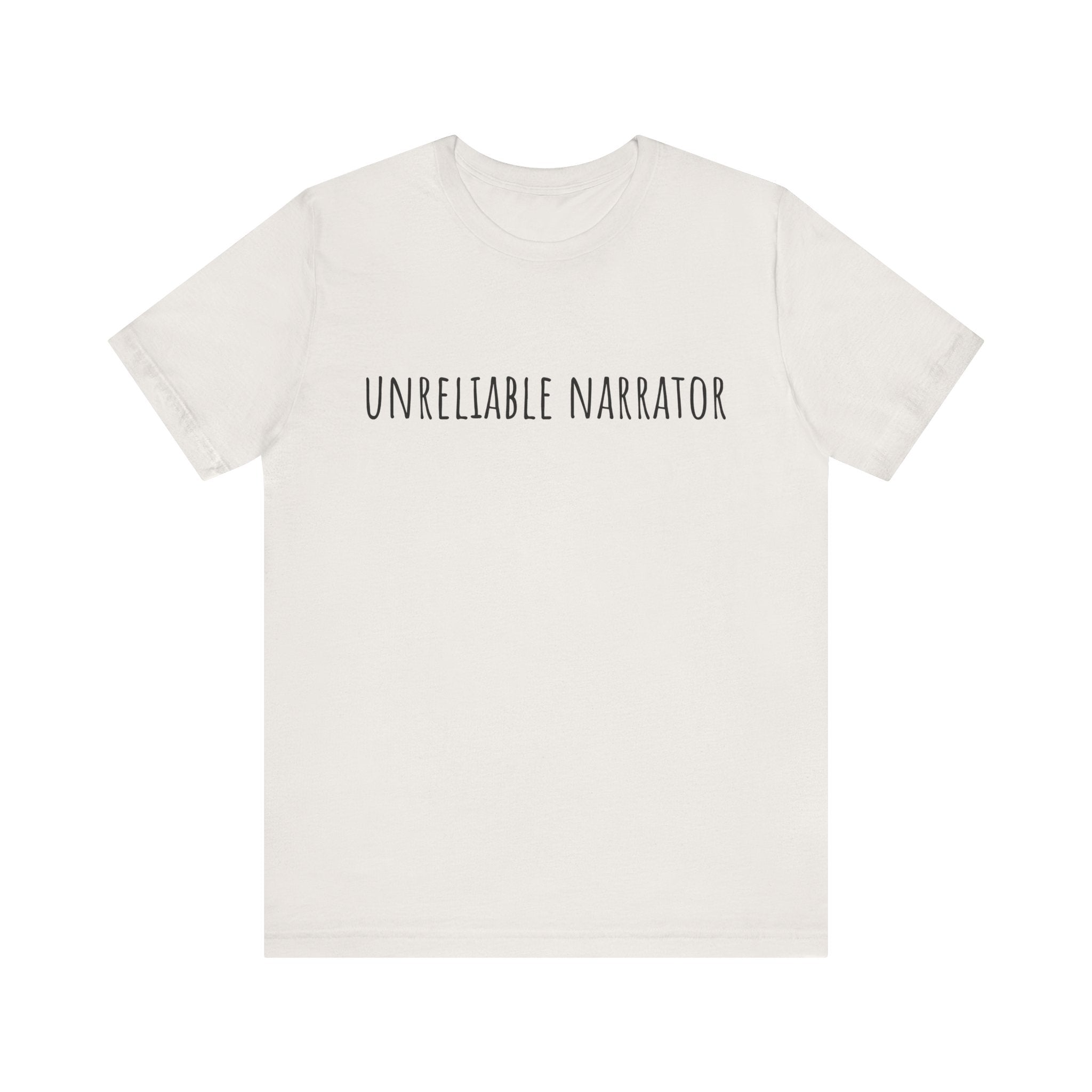 Unisex Short Sleeve Tee - Unreliable Narrator Graphic T-Shirt