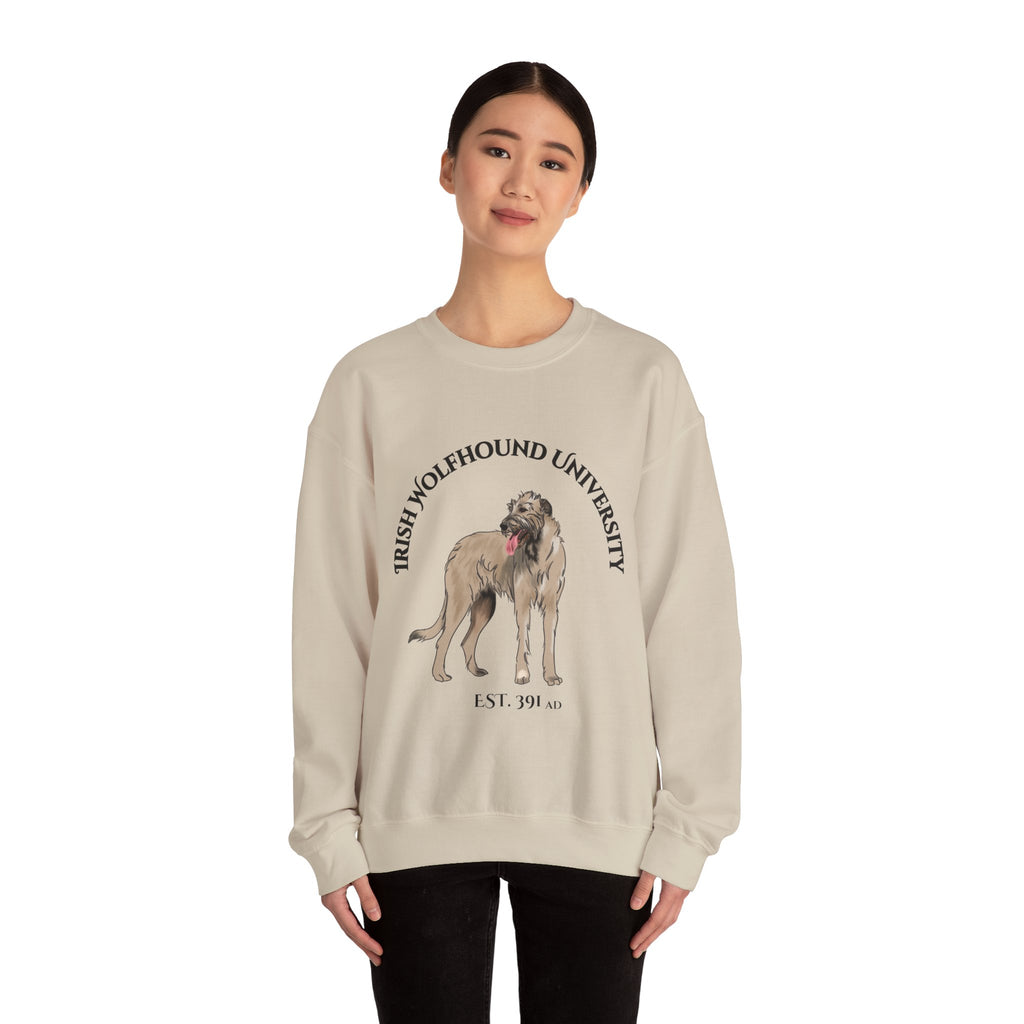 Irish Wolfhound University Sweatshirt - "Proudly Representing the Best of the Breed!"