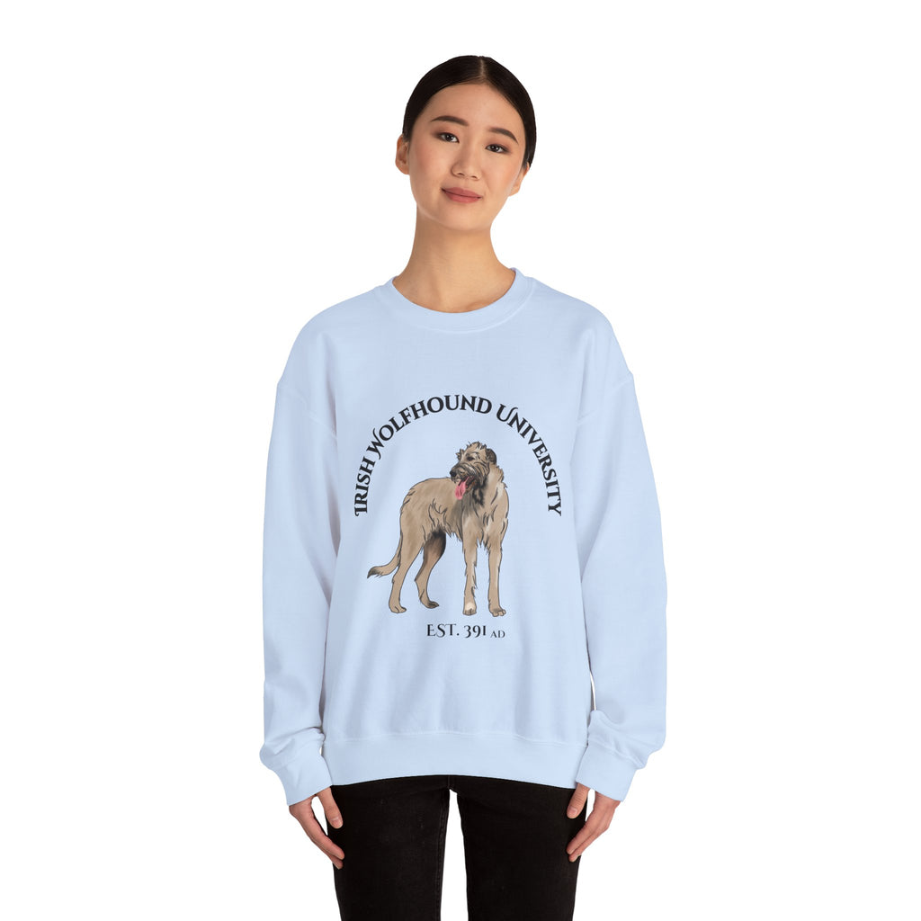 Irish Wolfhound University Sweatshirt - "Proudly Representing the Best of the Breed!"