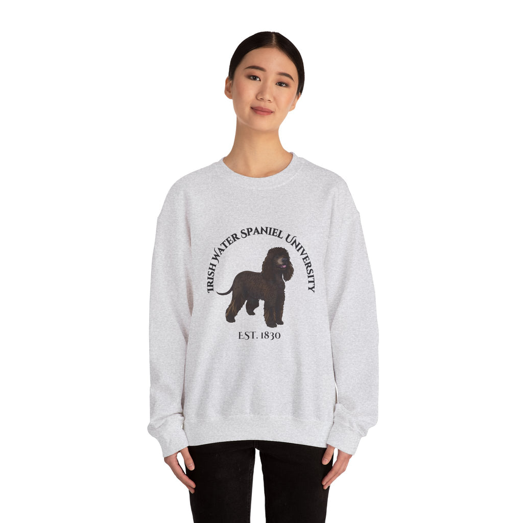 Irish Water Spaniel University Sweatshirt  - "Proudly Representing the Best of the Breed!"