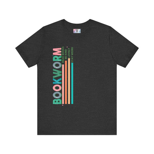Bookworm Unisex Tee, Cozy Casual Wear for Readers, Perfect Gift for Book Lovers, Ideal for Book Clubs, Birthday, and Holidays