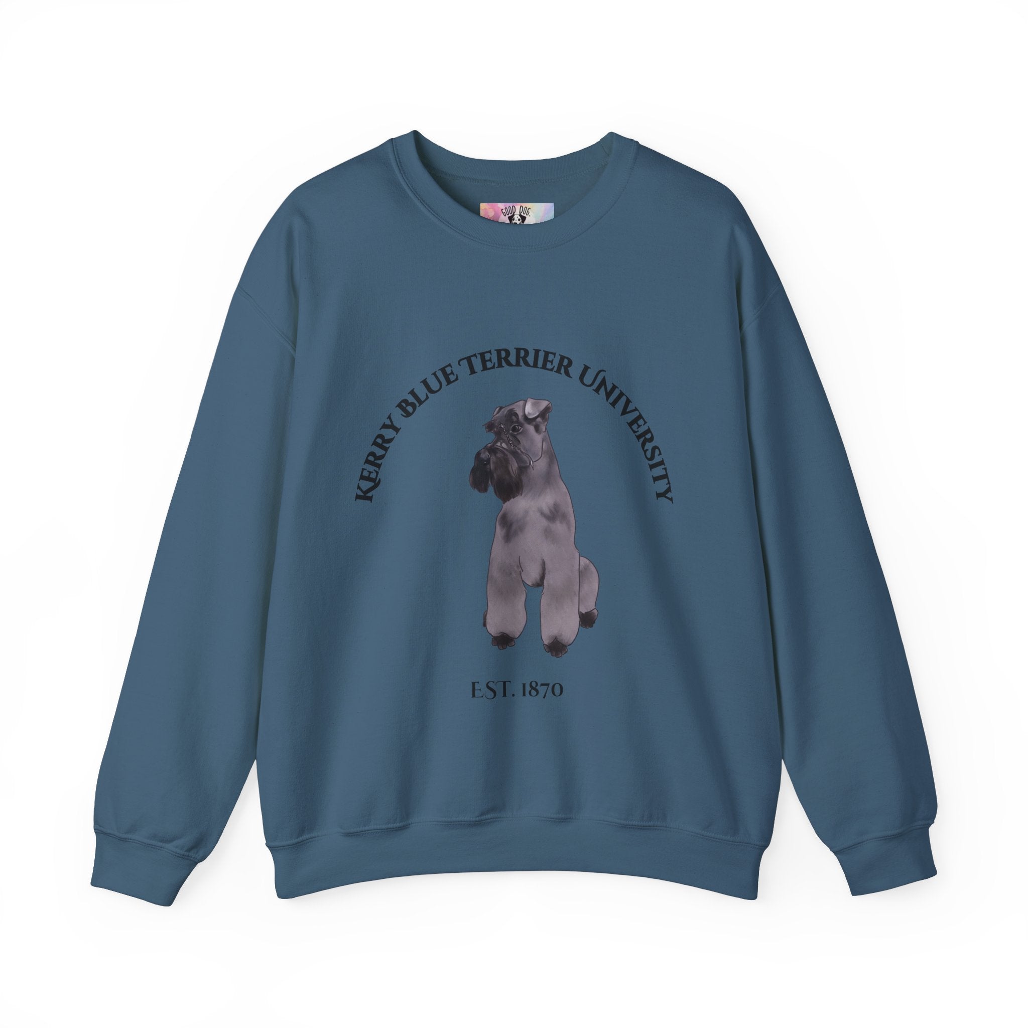 Kerry Blue Terrier University Sweatshirt - "Proudly Representing the Best of the Breed!"