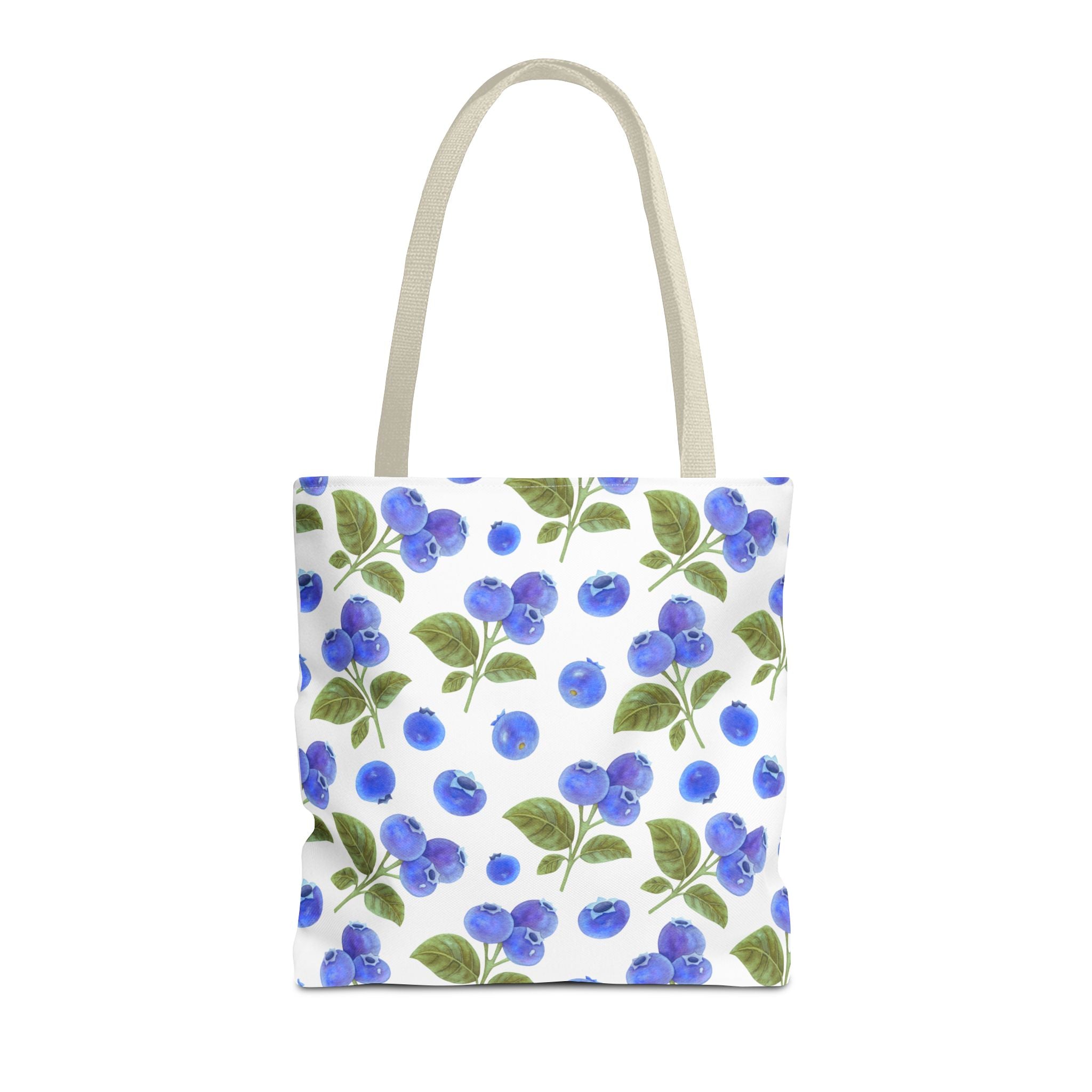 Blueberry Floral Tote Bag - Stylish and Eco-Friendly Shopping
