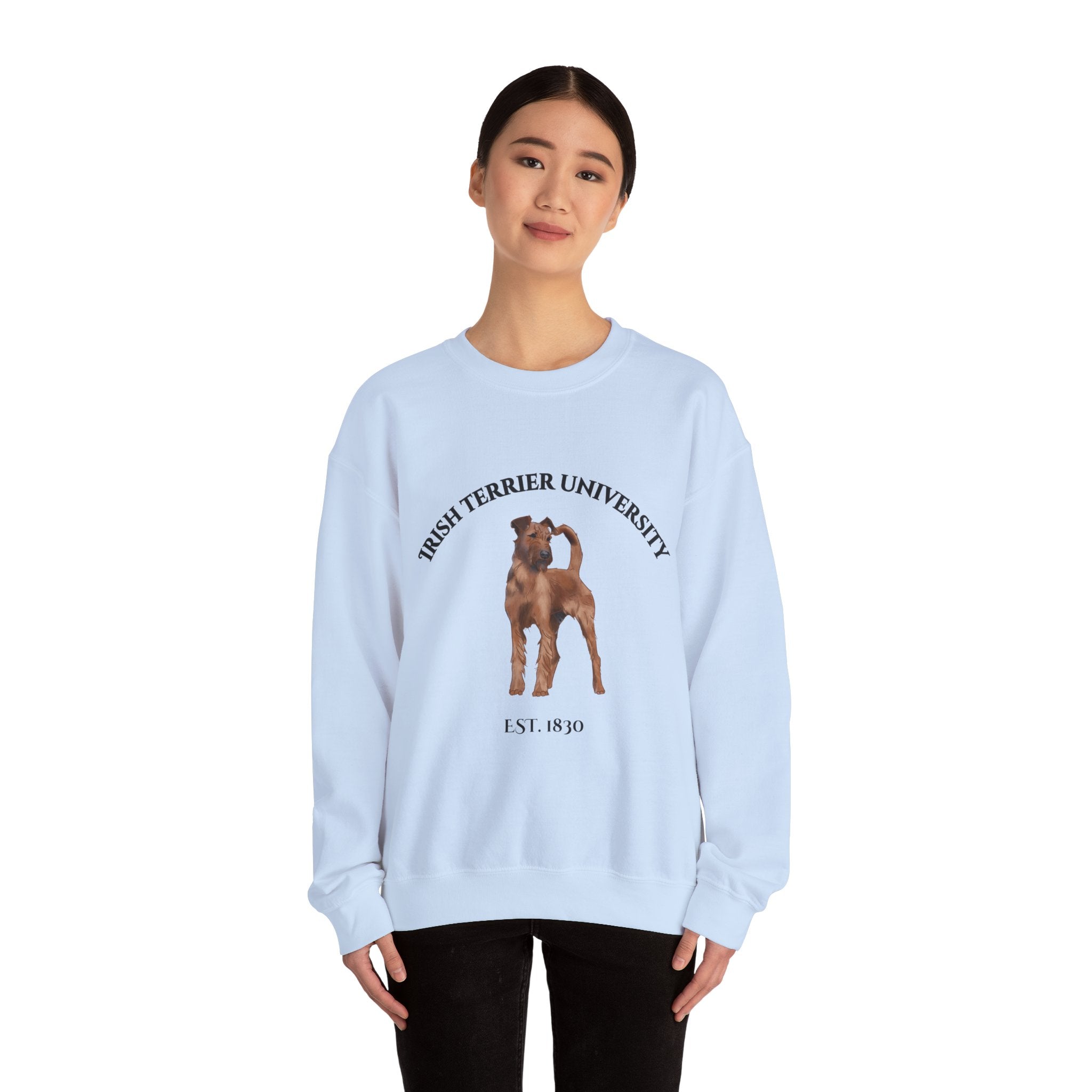 Irish Terrier University Sweatshirt - "Proudly Representing the Best of the Breed!"