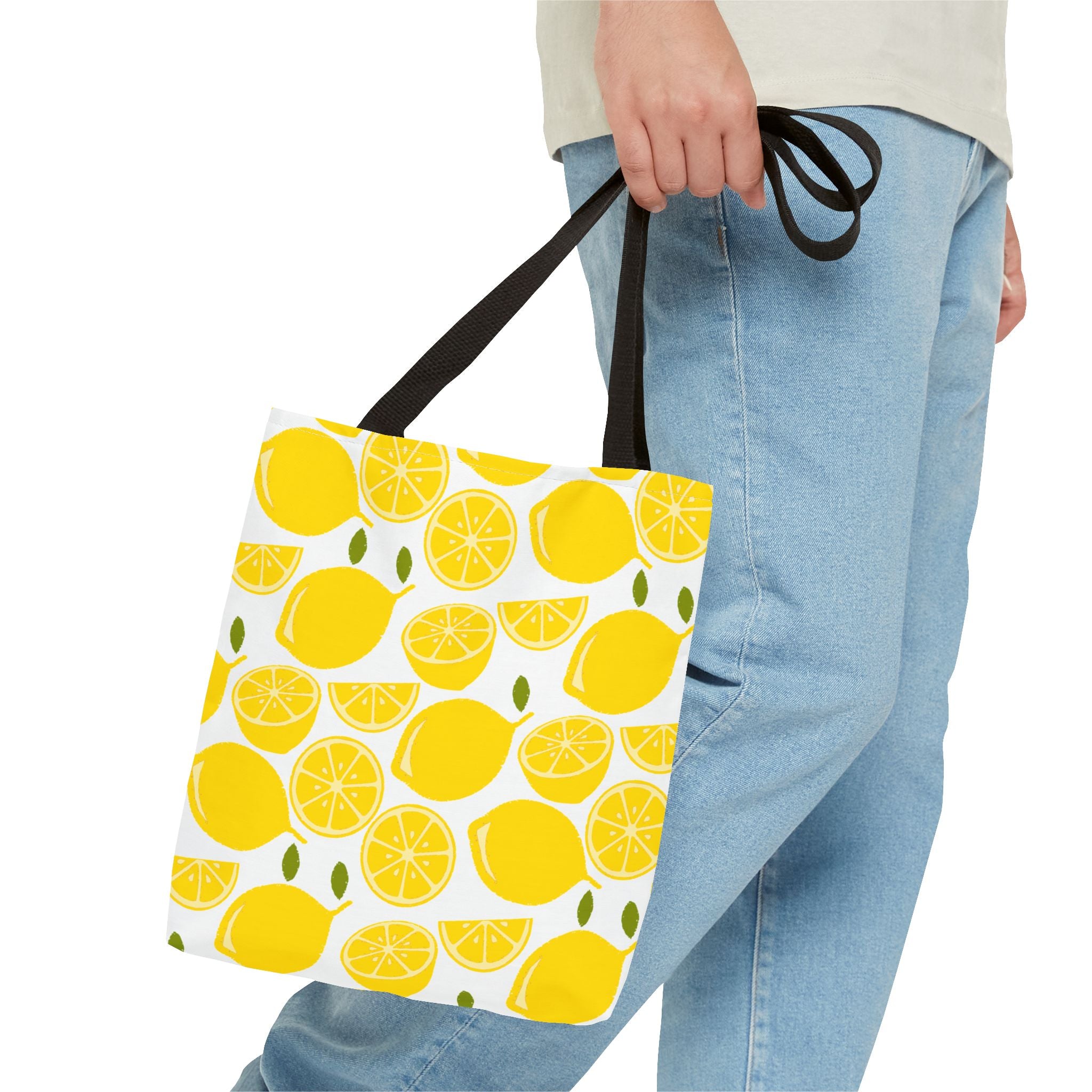 Bright Lemon Tote Bag - Perfect for Summer Outings and Eco-Friendly Shopping