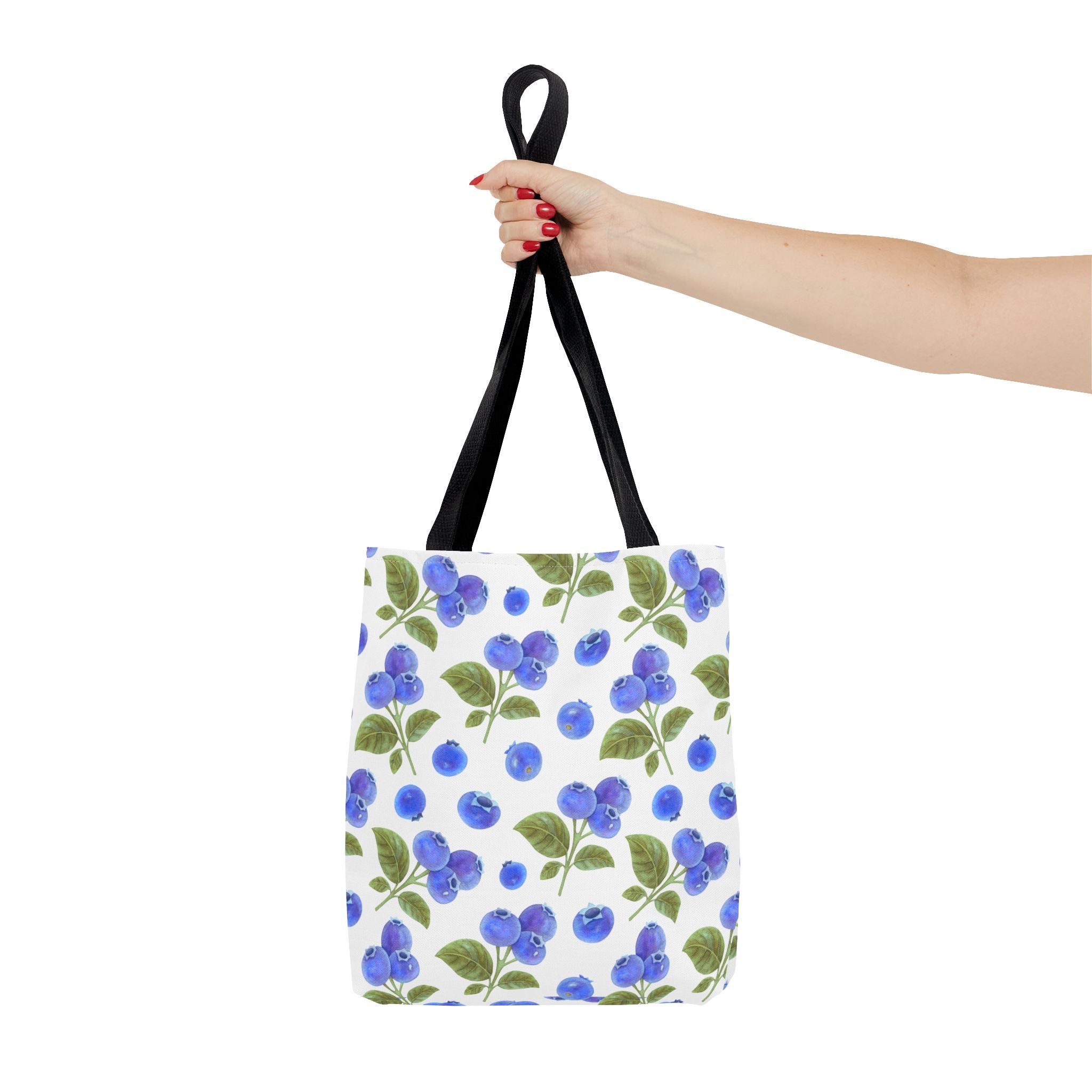 Blueberry Floral Tote Bag - Stylish and Eco-Friendly Shopping