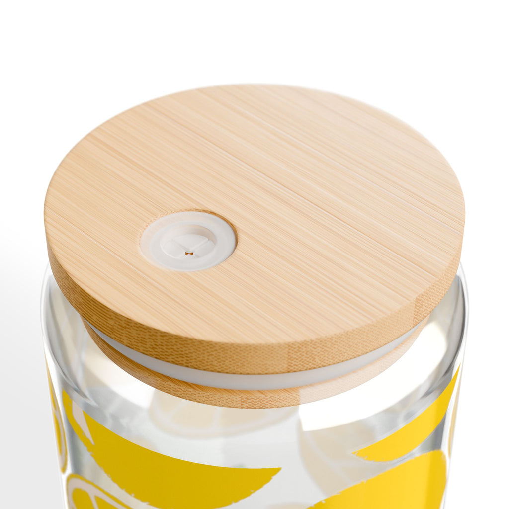 Lemonade Sipper Glass - 16oz with Straw - Perfect for Summer Refreshments & Eco-Friendly Drinking