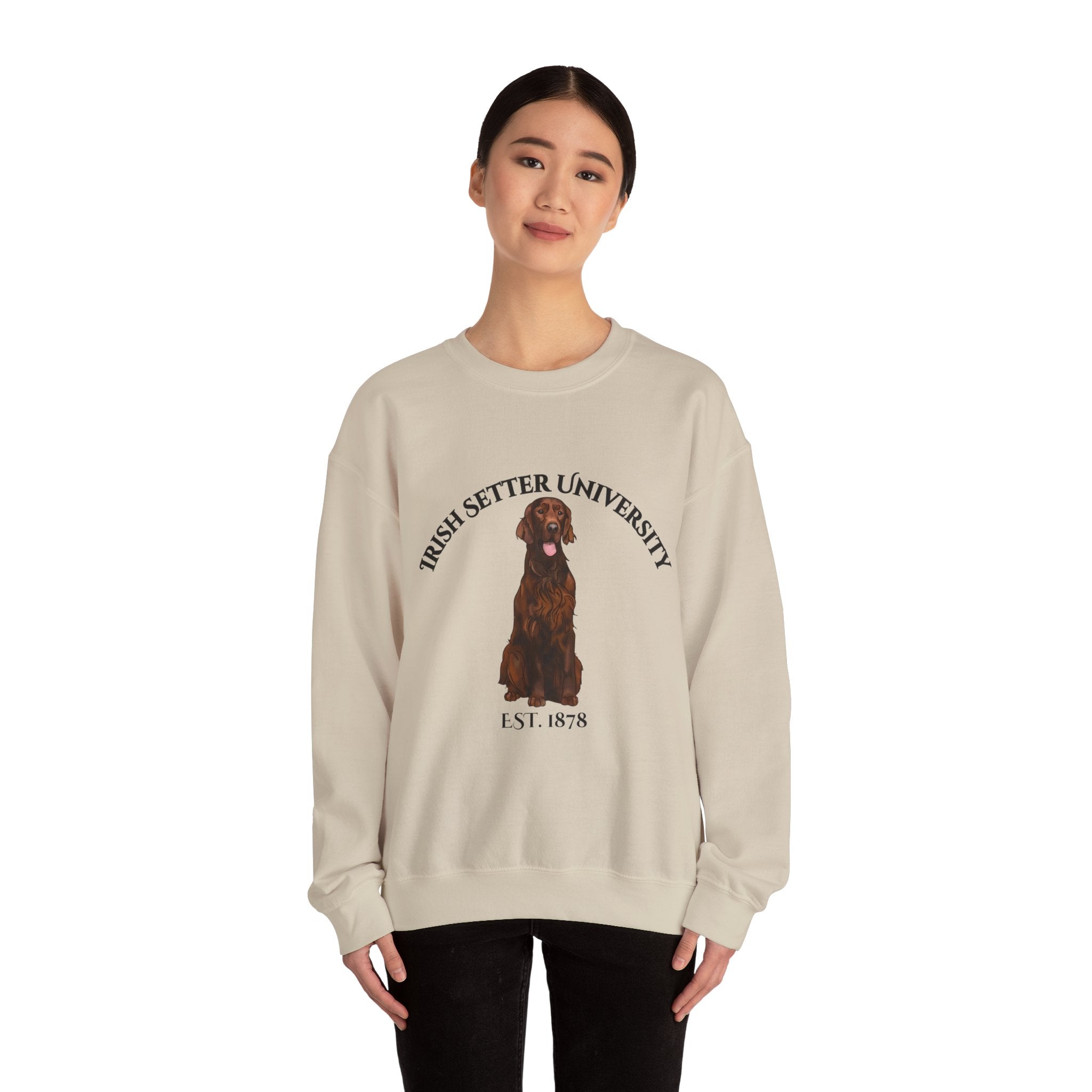 Irish Setter University Sweatshirt - "Proudly Representing the Best of the Breed!"
