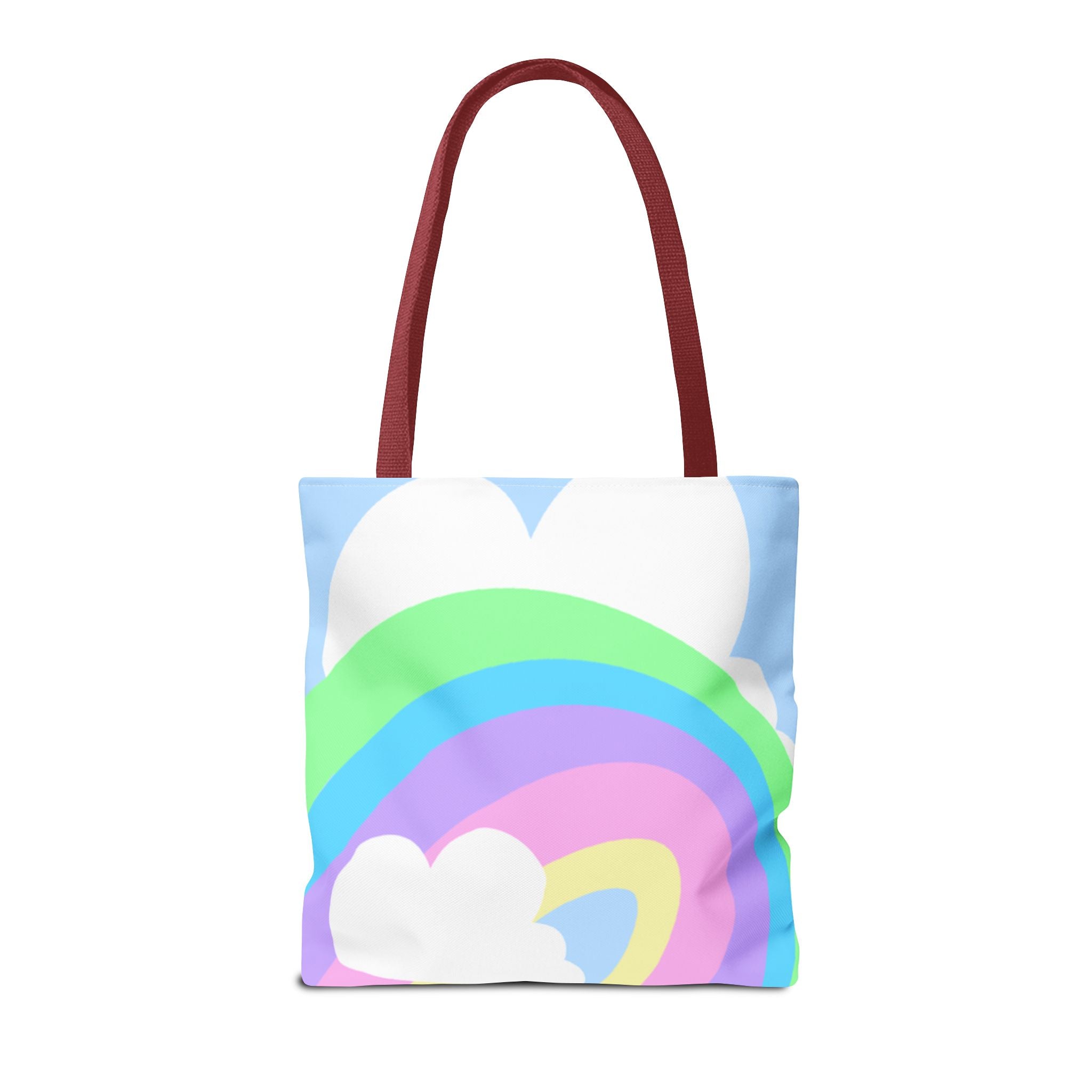 Pastel Rainbows & Clouds Tote - "Soft, Sweet, and Dreamy!"