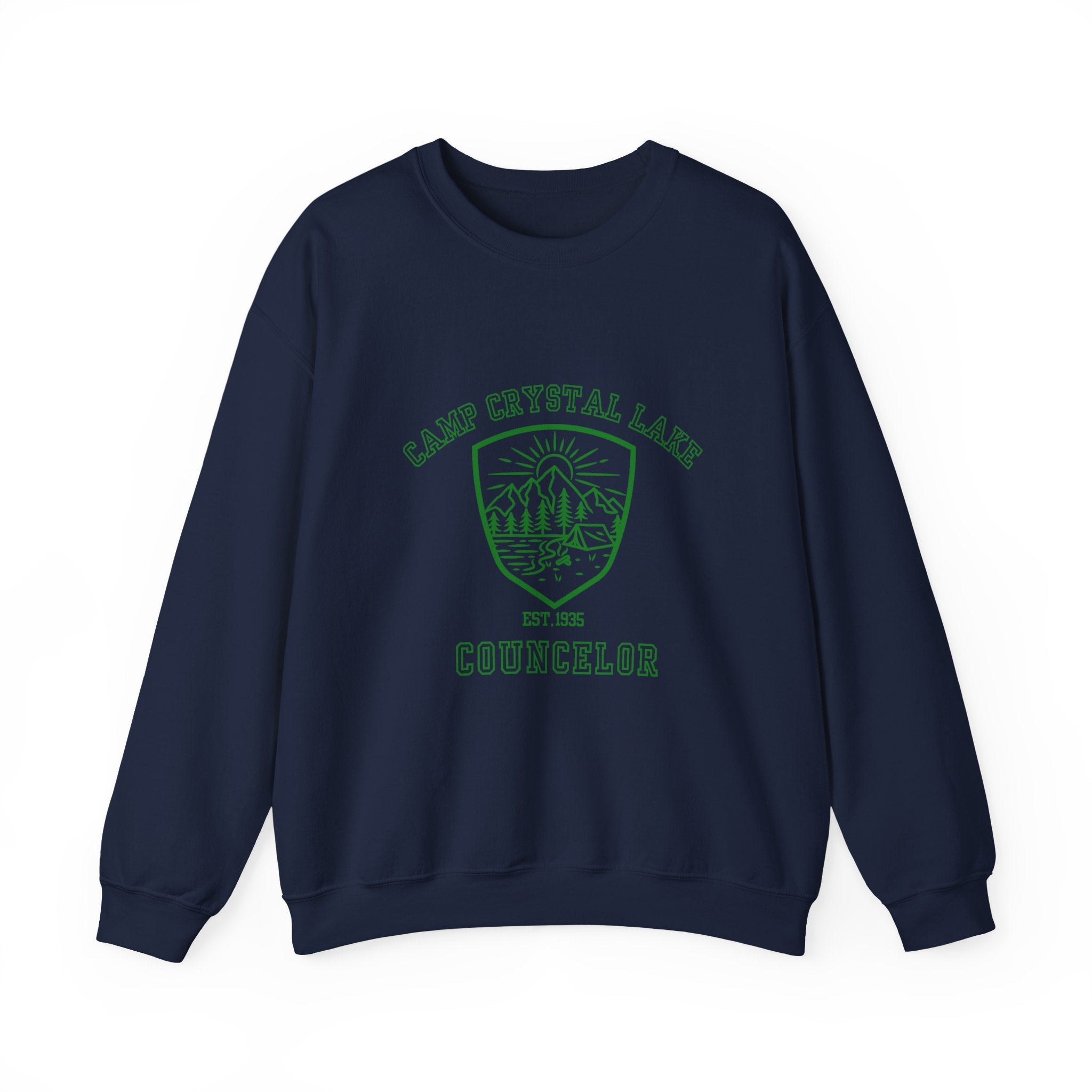 Camp Crystal Lake Counselor Sweatshirt - Cozy Crewneck for Summer Camp Memories, Perfect Gift for Outdoor Lovers, Travel & Adventure