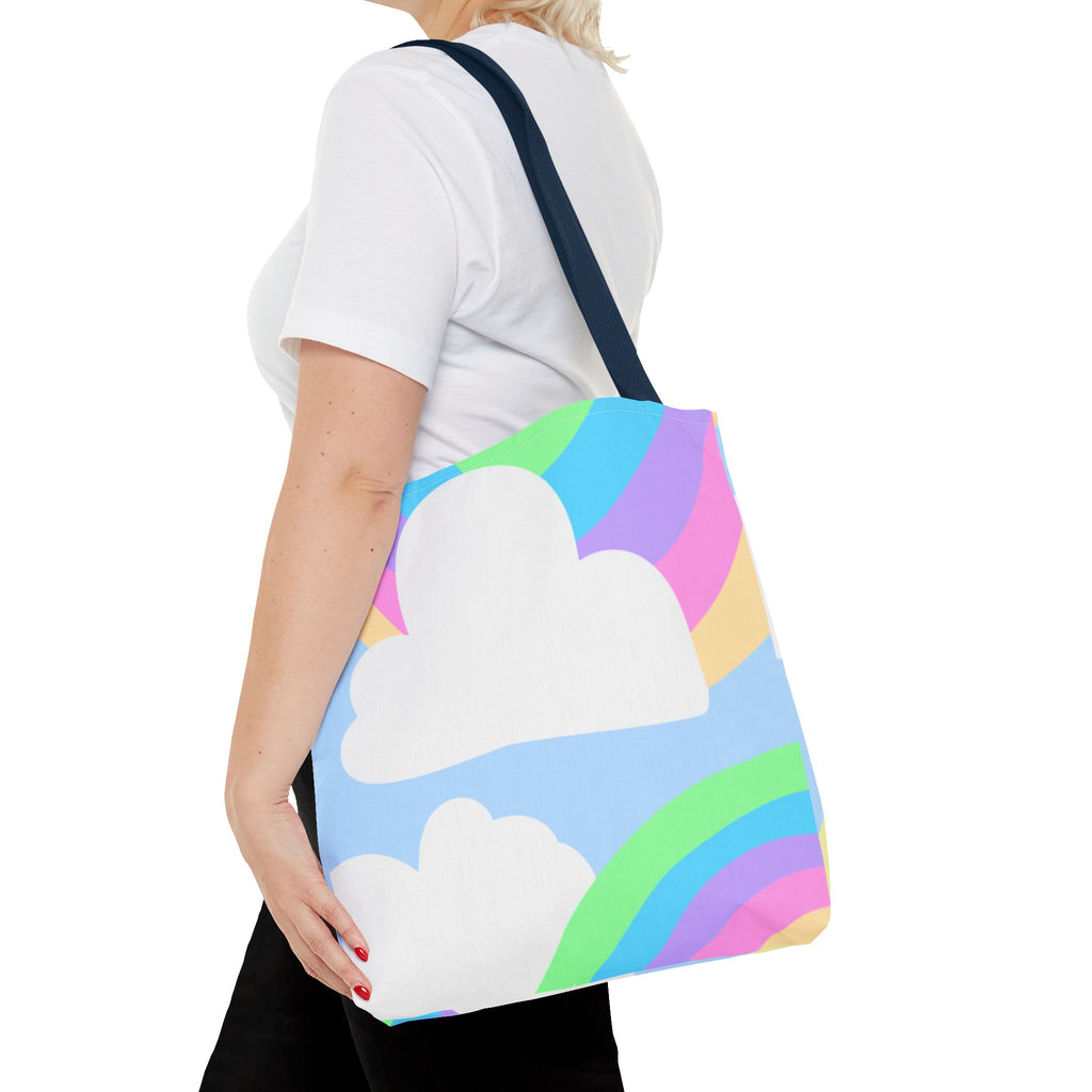 Pastel Rainbows & Clouds Tote - "Soft, Sweet, and Dreamy!"
