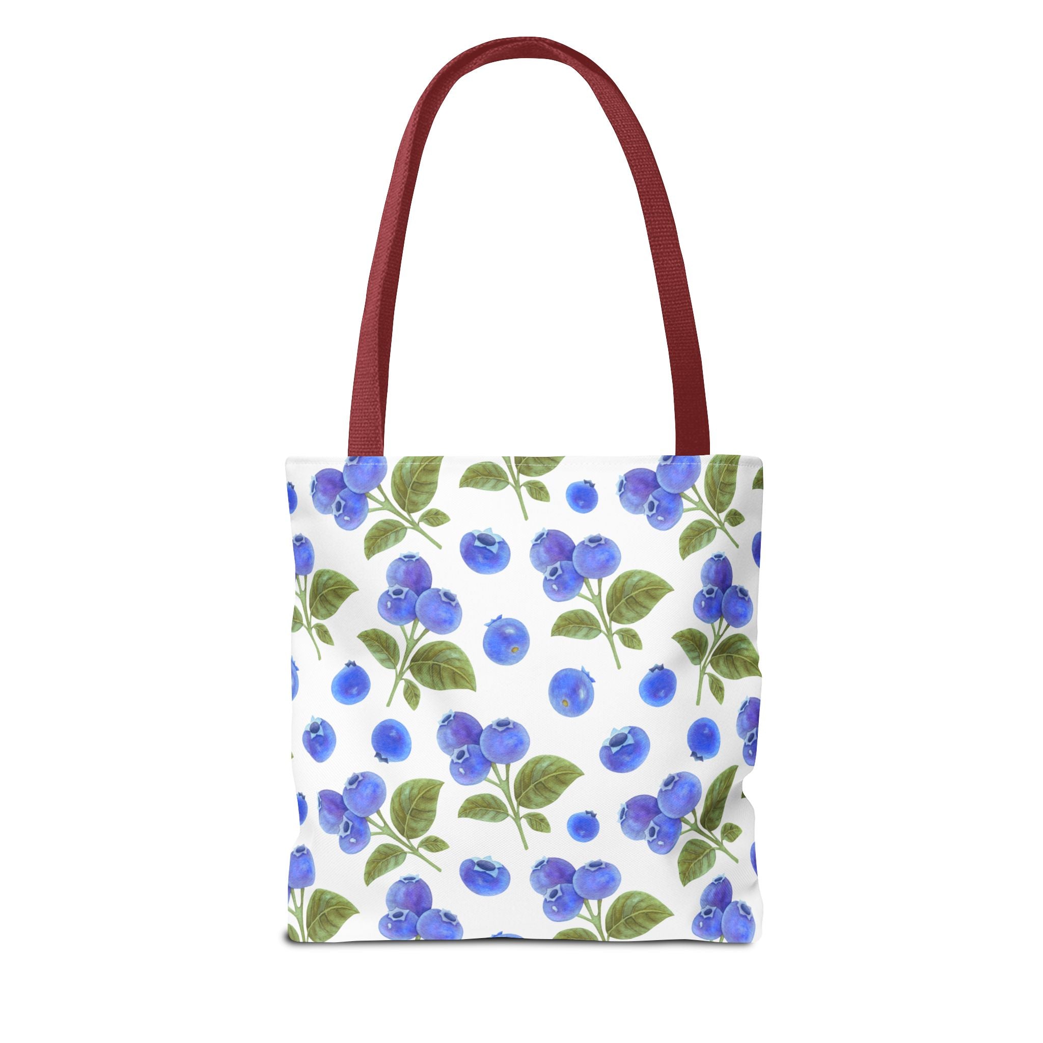 Blueberry Floral Tote Bag - Stylish and Eco-Friendly Shopping