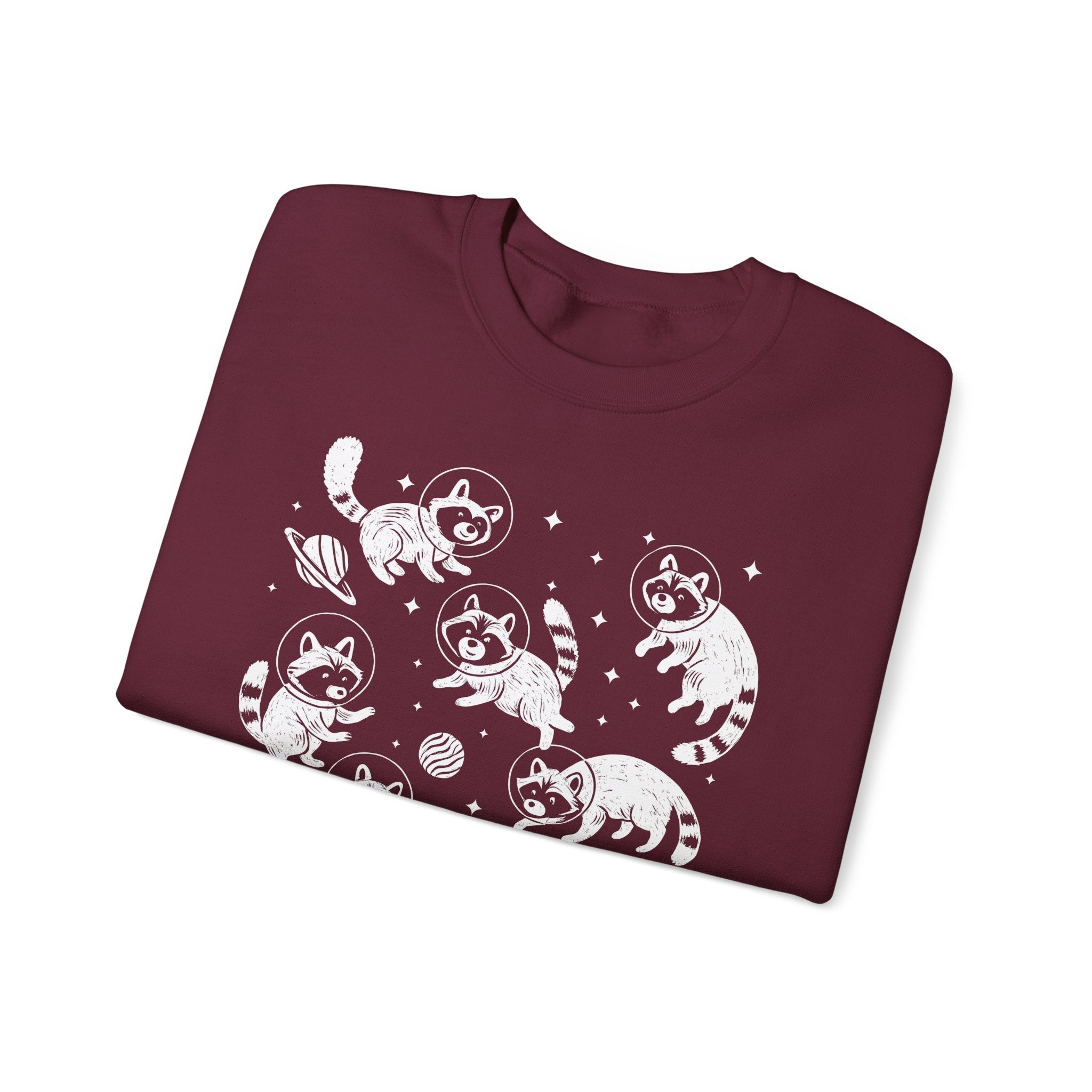 Playful Raccoon Sweatshirt, Unisex Crewneck, Cozy Outfit, Animal Lover Gift, Cute Fashion, Fall Chill, Everyday Wear