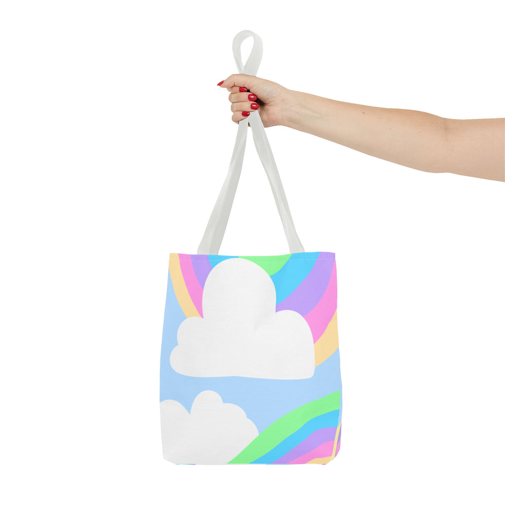 Pastel Rainbows & Clouds Tote - "Soft, Sweet, and Dreamy!"