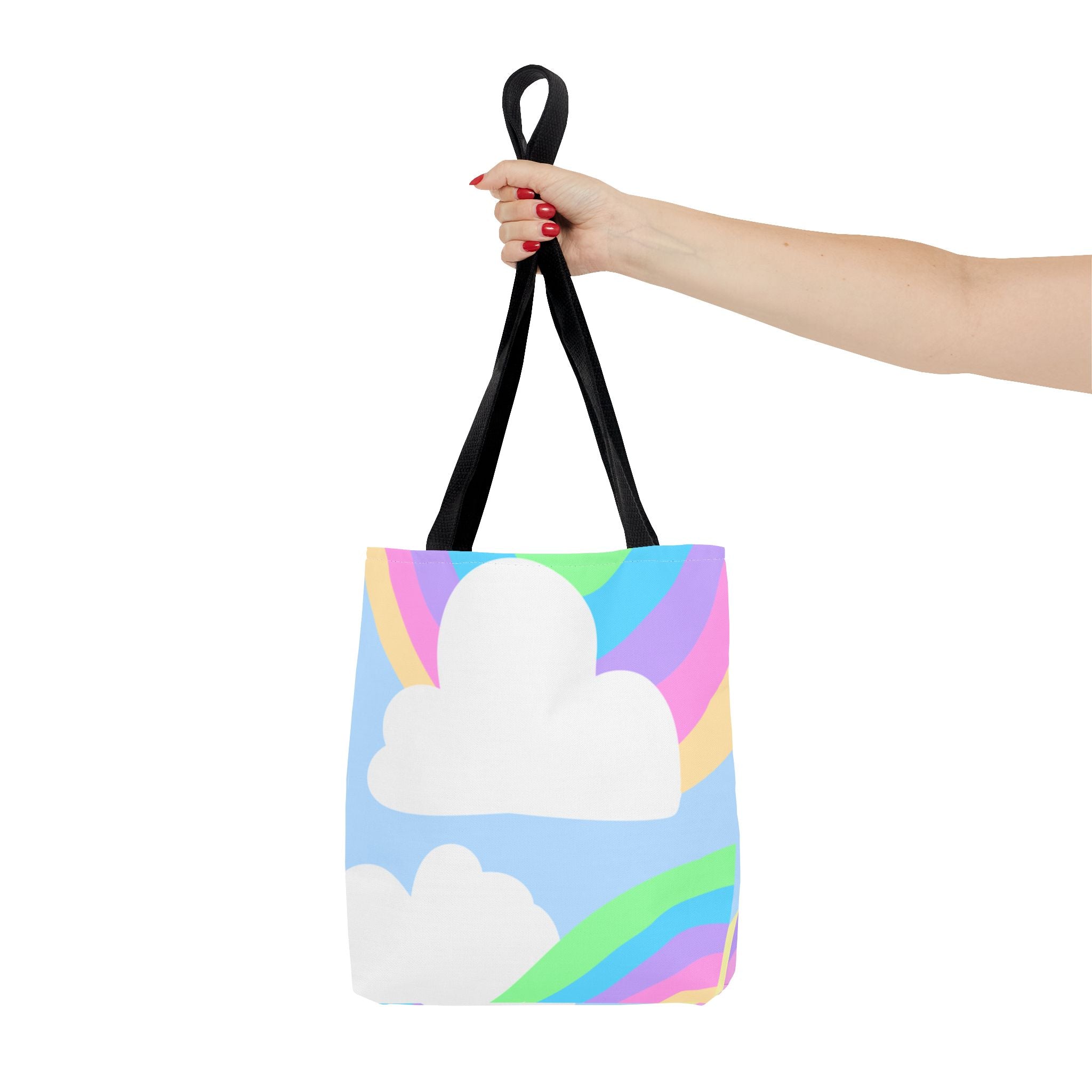 Pastel Rainbows & Clouds Tote - "Soft, Sweet, and Dreamy!"