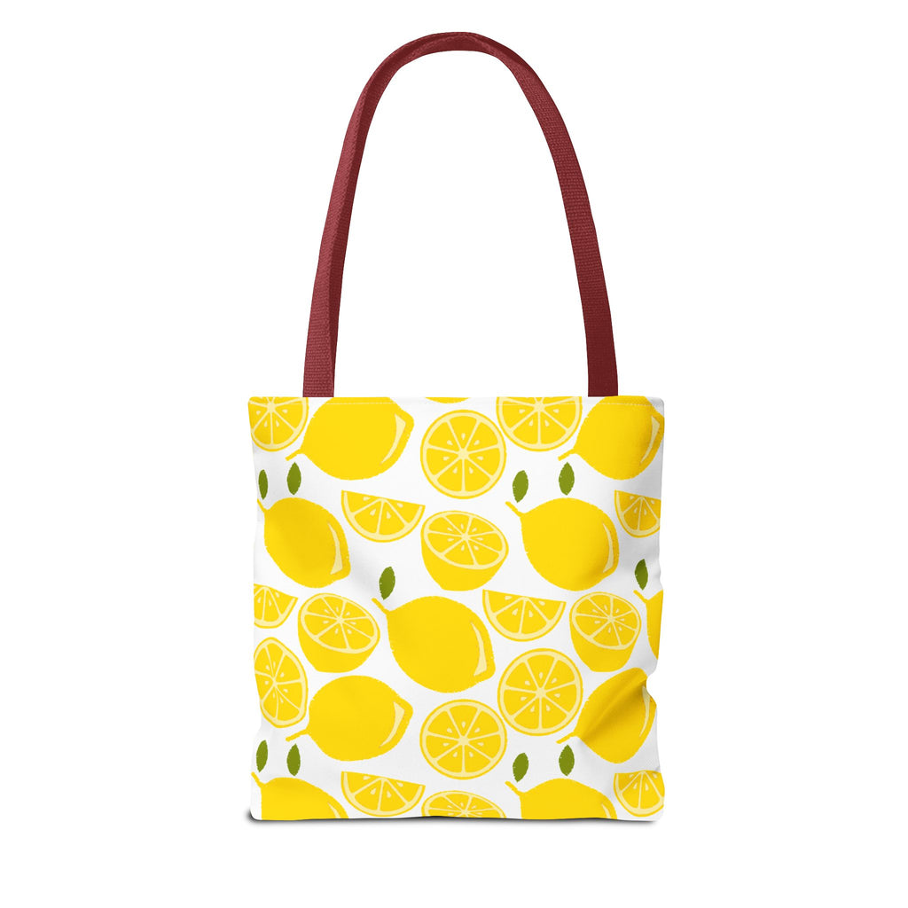 Bright Lemon Tote Bag - Perfect for Summer Outings and Eco-Friendly Shopping