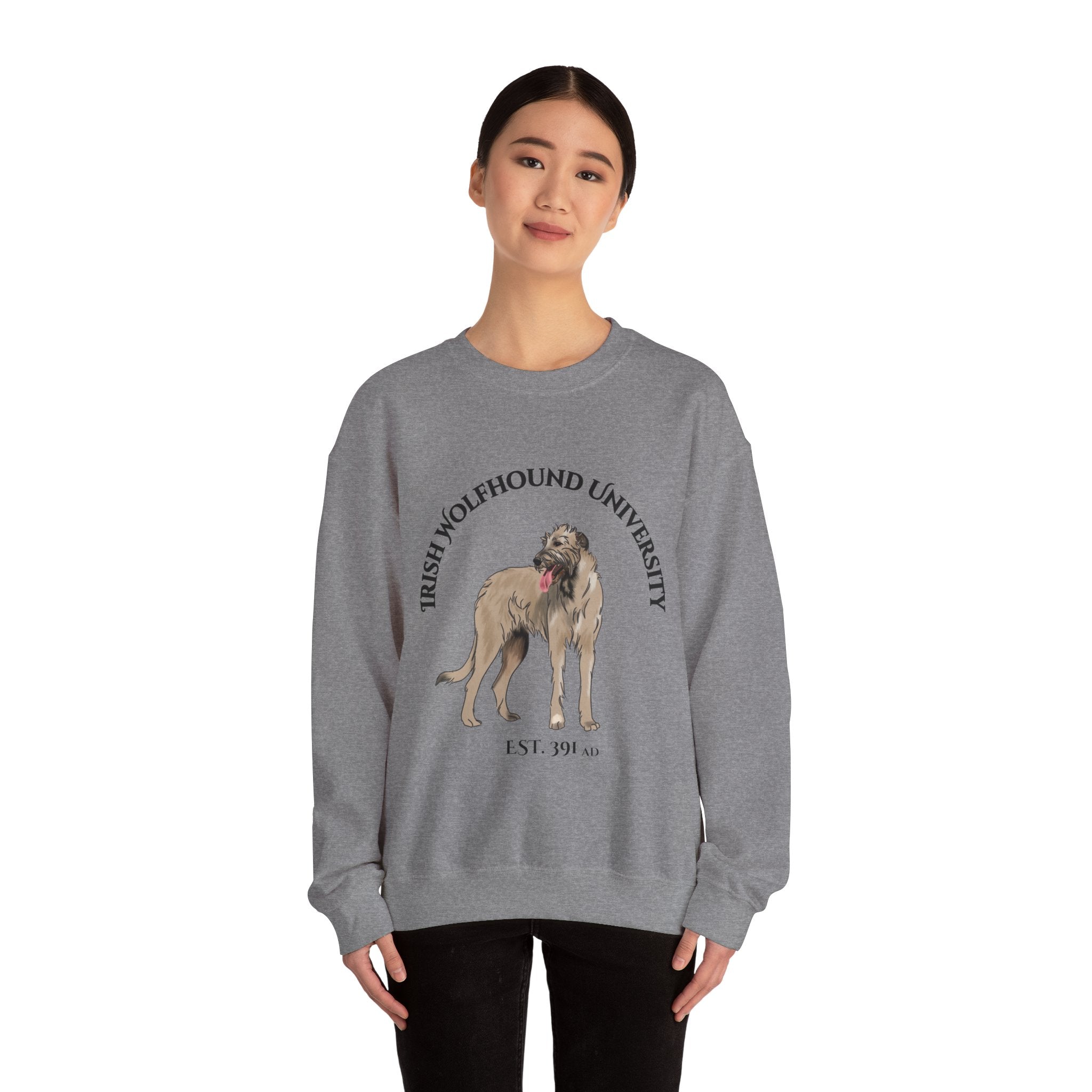 Irish Wolfhound University Sweatshirt - "Proudly Representing the Best of the Breed!"