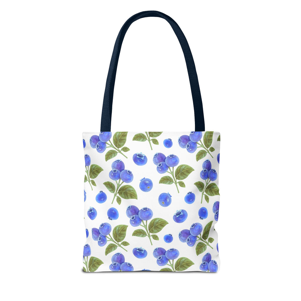 Blueberry Floral Tote Bag - Stylish and Eco-Friendly Shopping