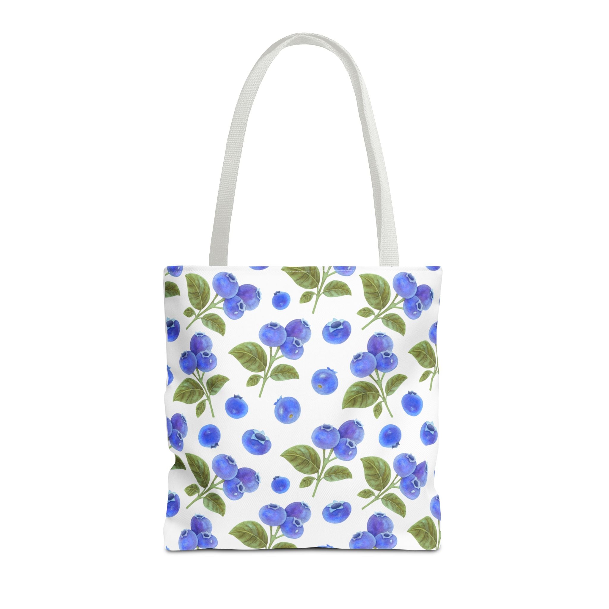 Blueberry Floral Tote Bag - Stylish and Eco-Friendly Shopping