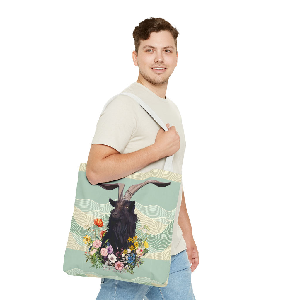 Majestic Goat Tote - "Goat Goals: Achieved!"