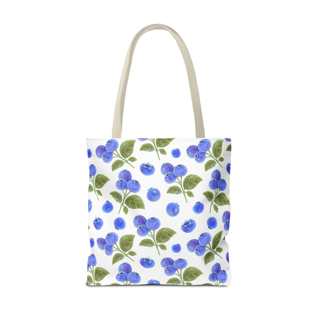 Blueberry Floral Tote Bag - Stylish and Eco-Friendly Shopping