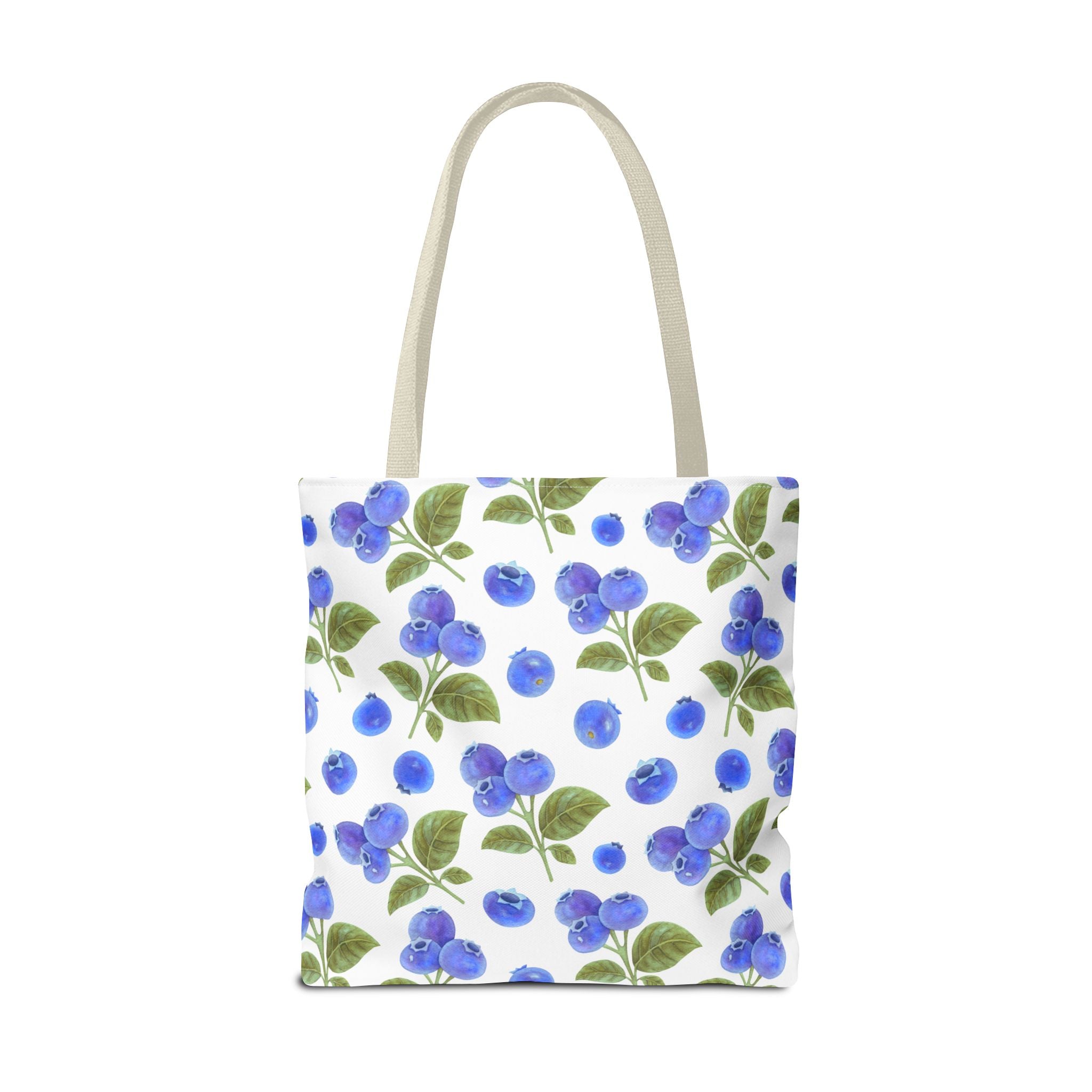 Blueberry Floral Tote Bag - Stylish and Eco-Friendly Shopping