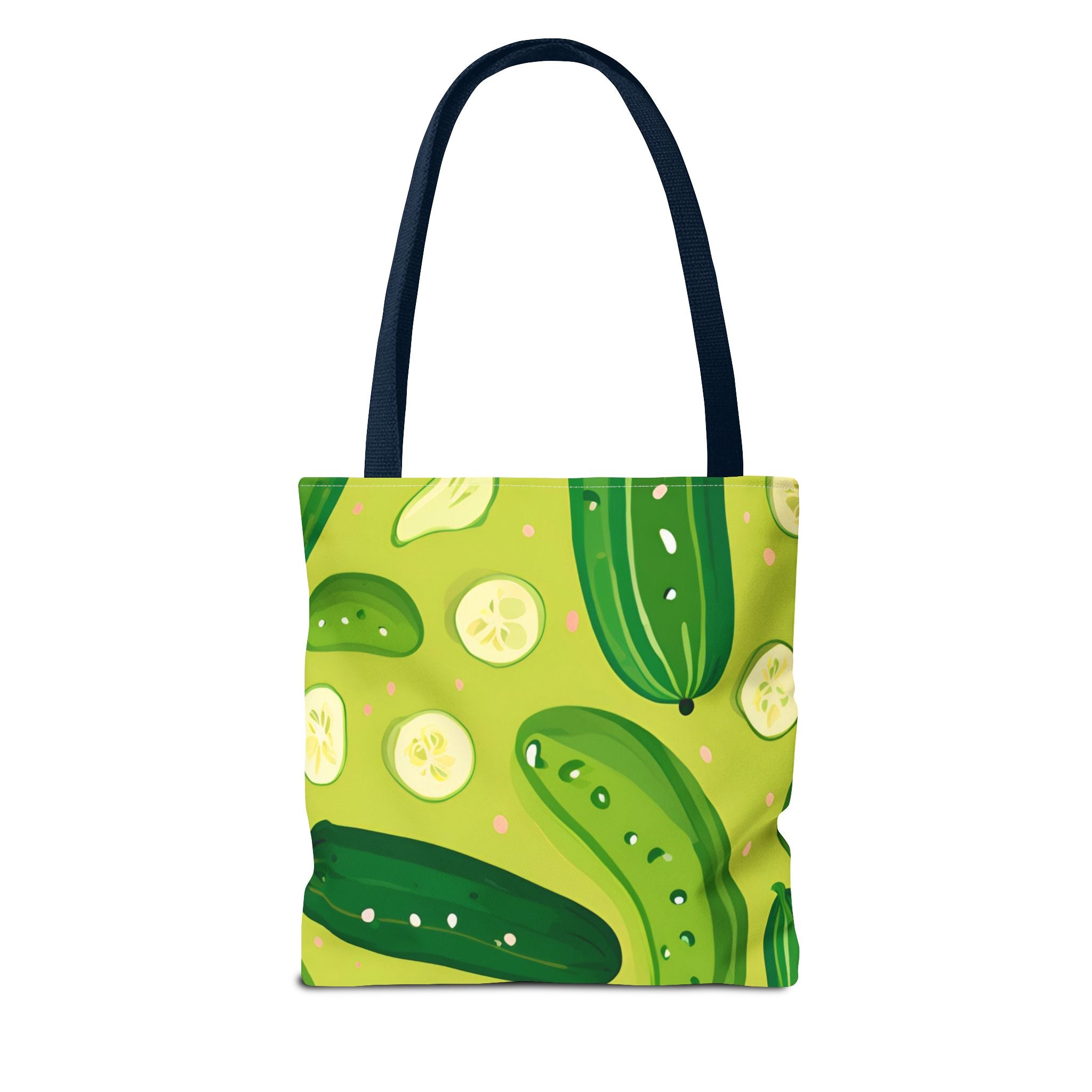 Pickles Pattern Tote Bag - Stylish Reusable Grocery & Beach Bag