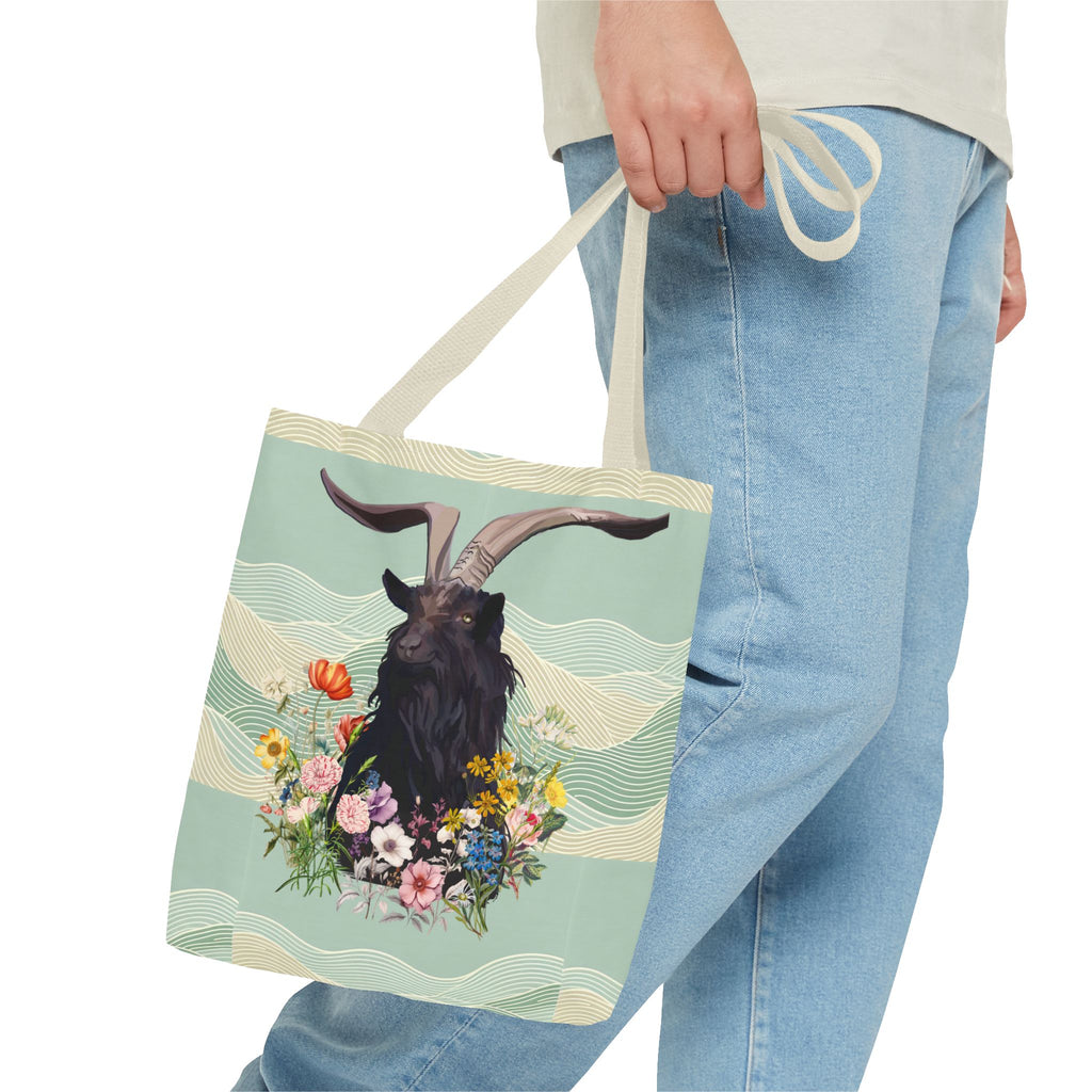 Majestic Goat Tote - "Goat Goals: Achieved!"