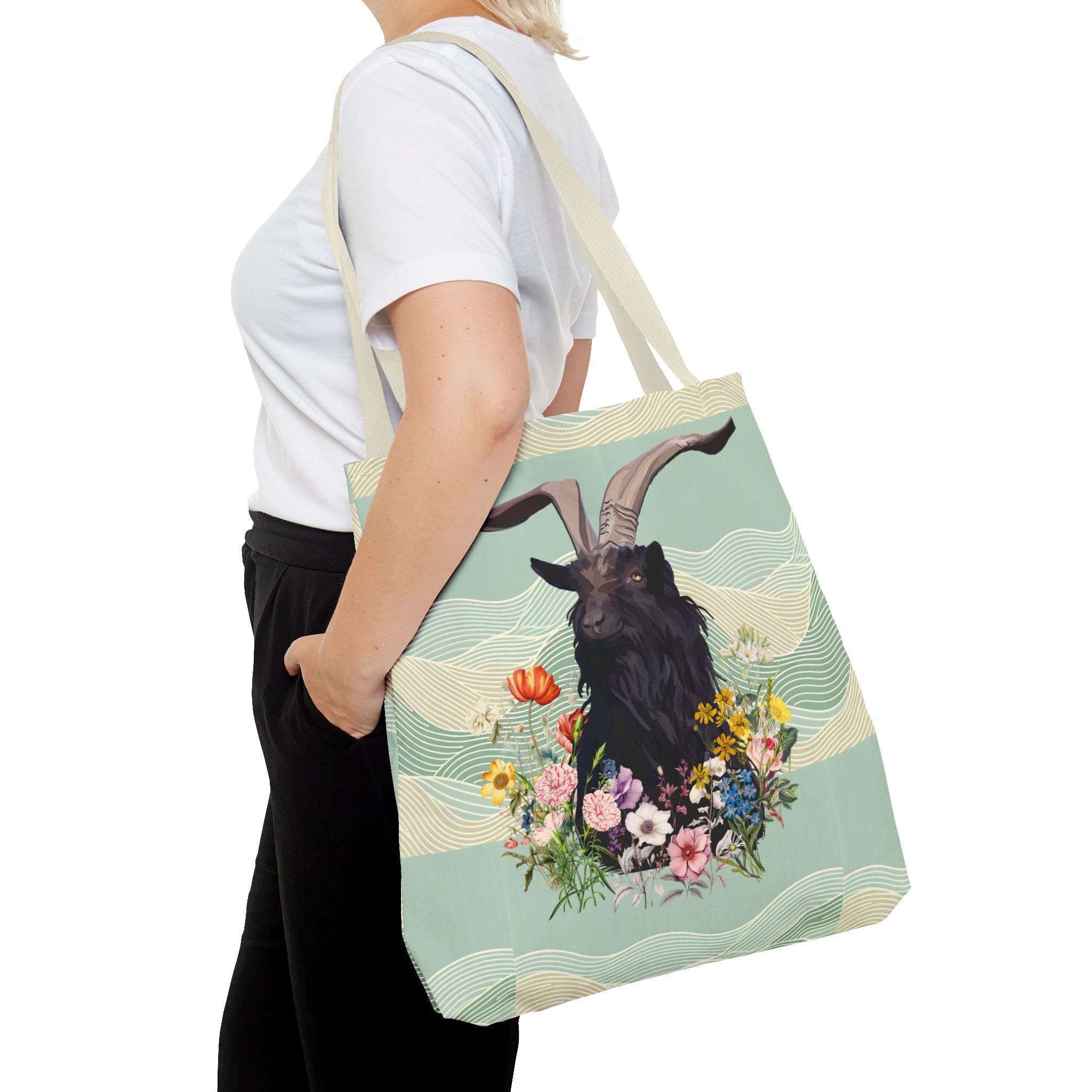 Majestic Goat Tote - "Goat Goals: Achieved!"