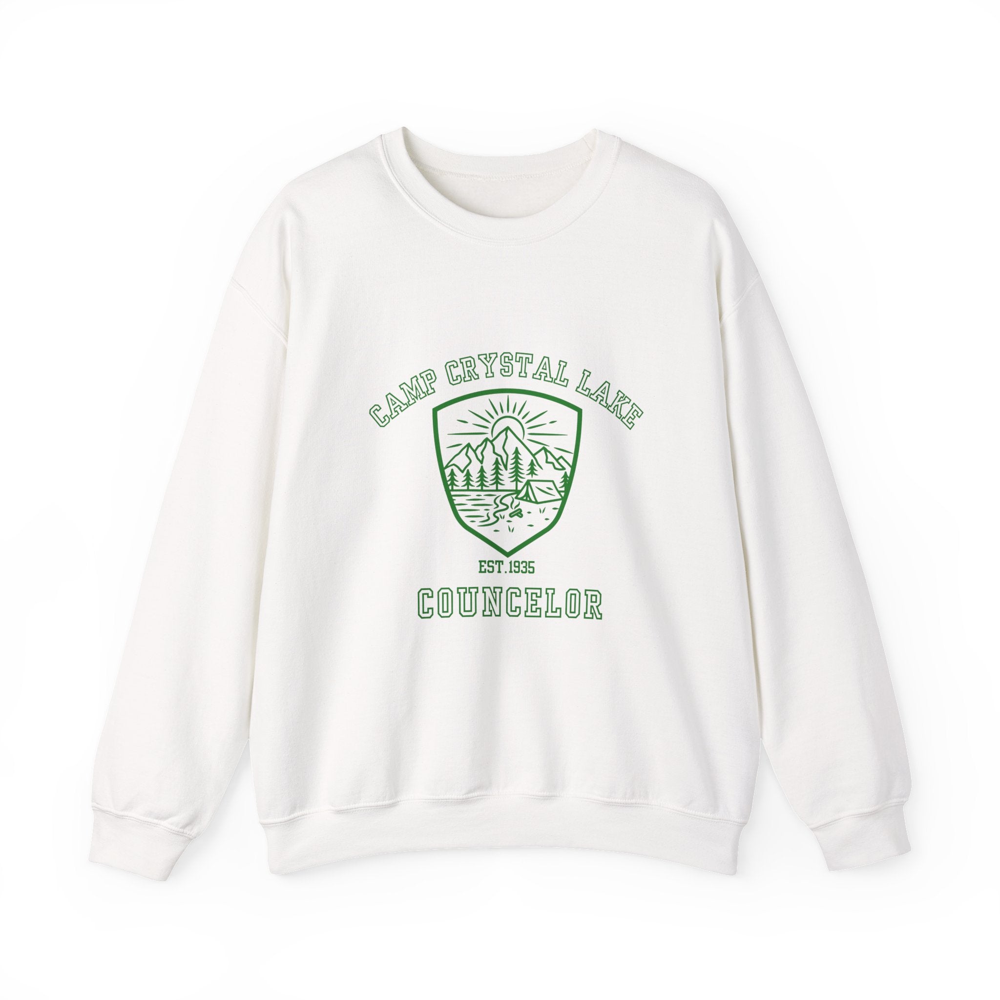 Camp Crystal Lake Counselor Sweatshirt - Cozy Crewneck for Summer Camp Memories, Perfect Gift for Outdoor Lovers, Travel & Adventure