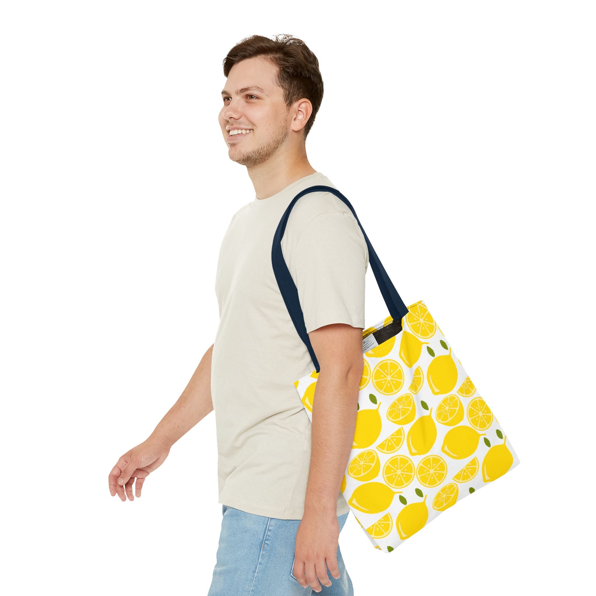 Bright Lemon Tote Bag - Perfect for Summer Outings and Eco-Friendly Shopping