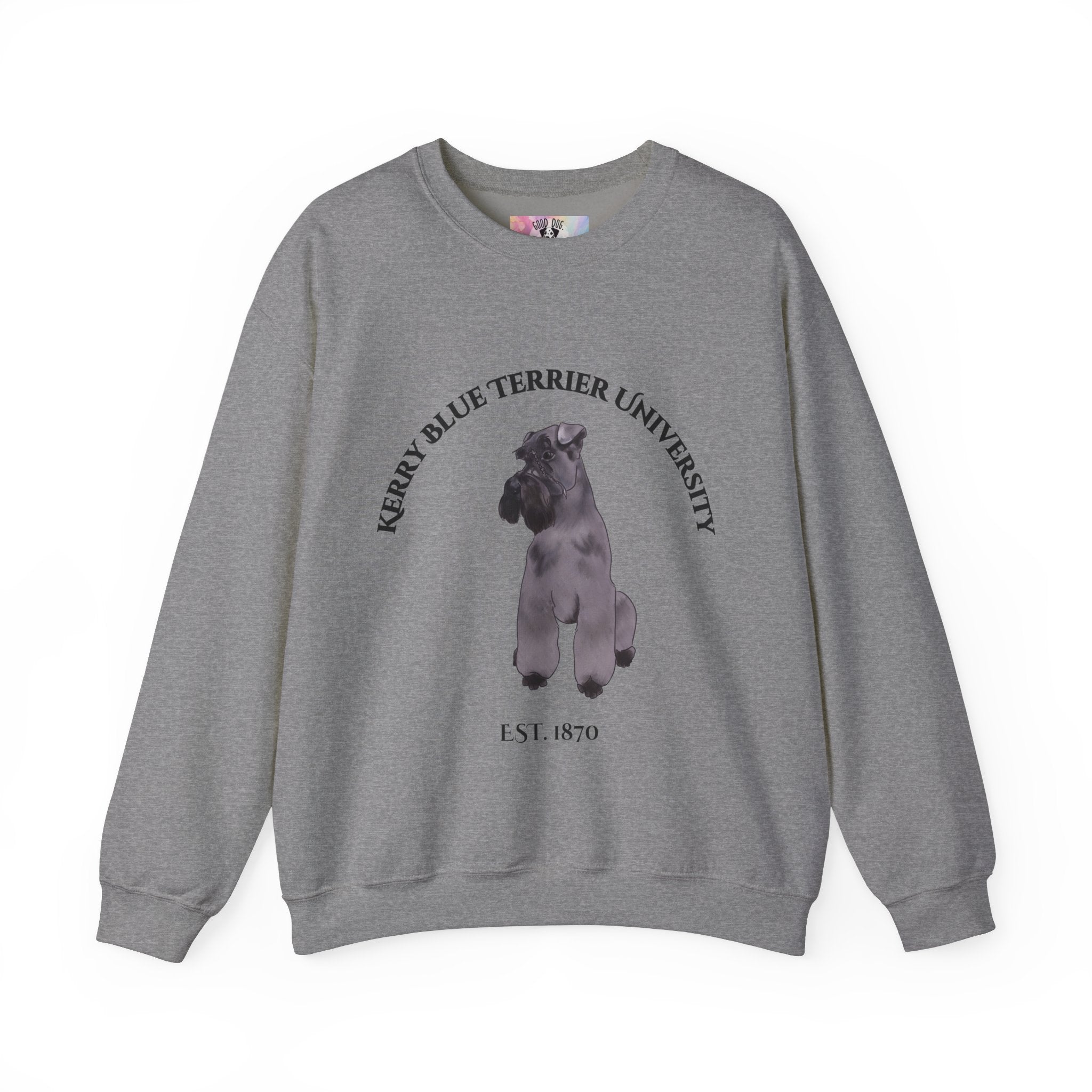 Kerry Blue Terrier University Sweatshirt - "Proudly Representing the Best of the Breed!"