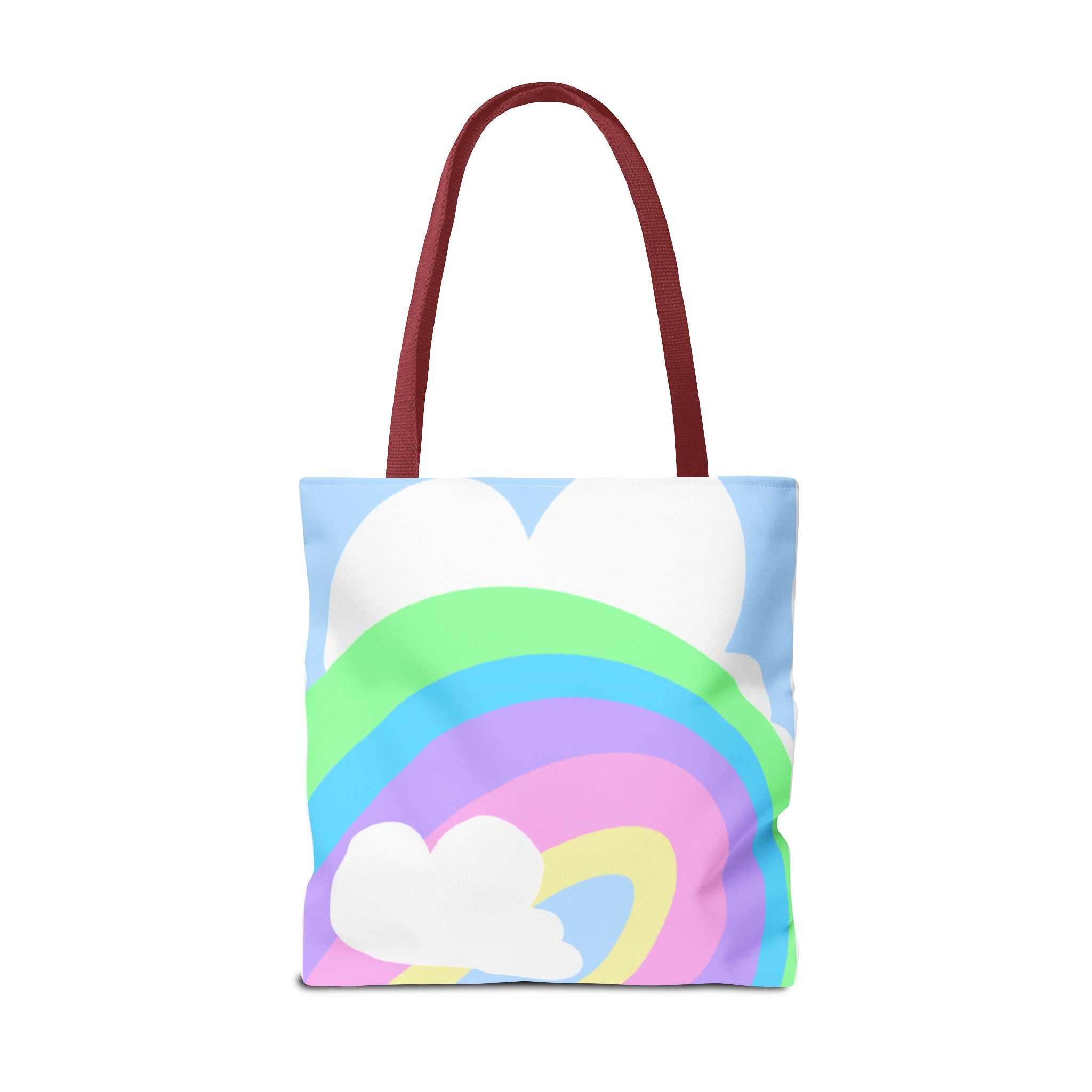 Pastel Rainbows & Clouds Tote - "Soft, Sweet, and Dreamy!"