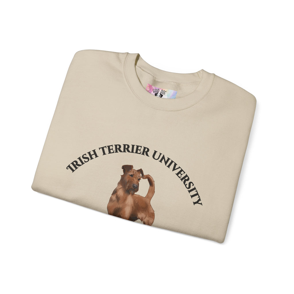Irish Terrier University Sweatshirt - "Proudly Representing the Best of the Breed!"
