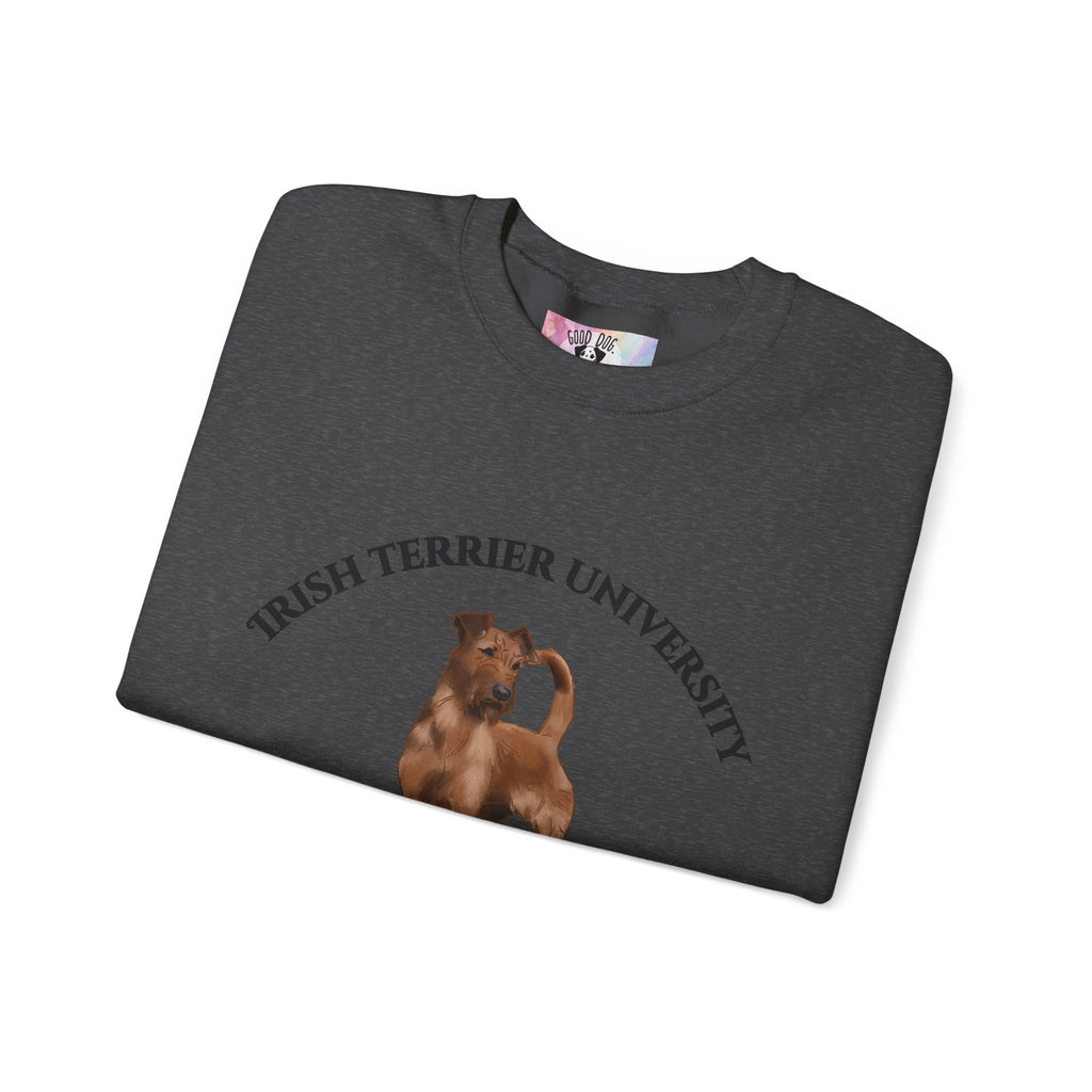 Irish Terrier University Sweatshirt - "Proudly Representing the Best of the Breed!"
