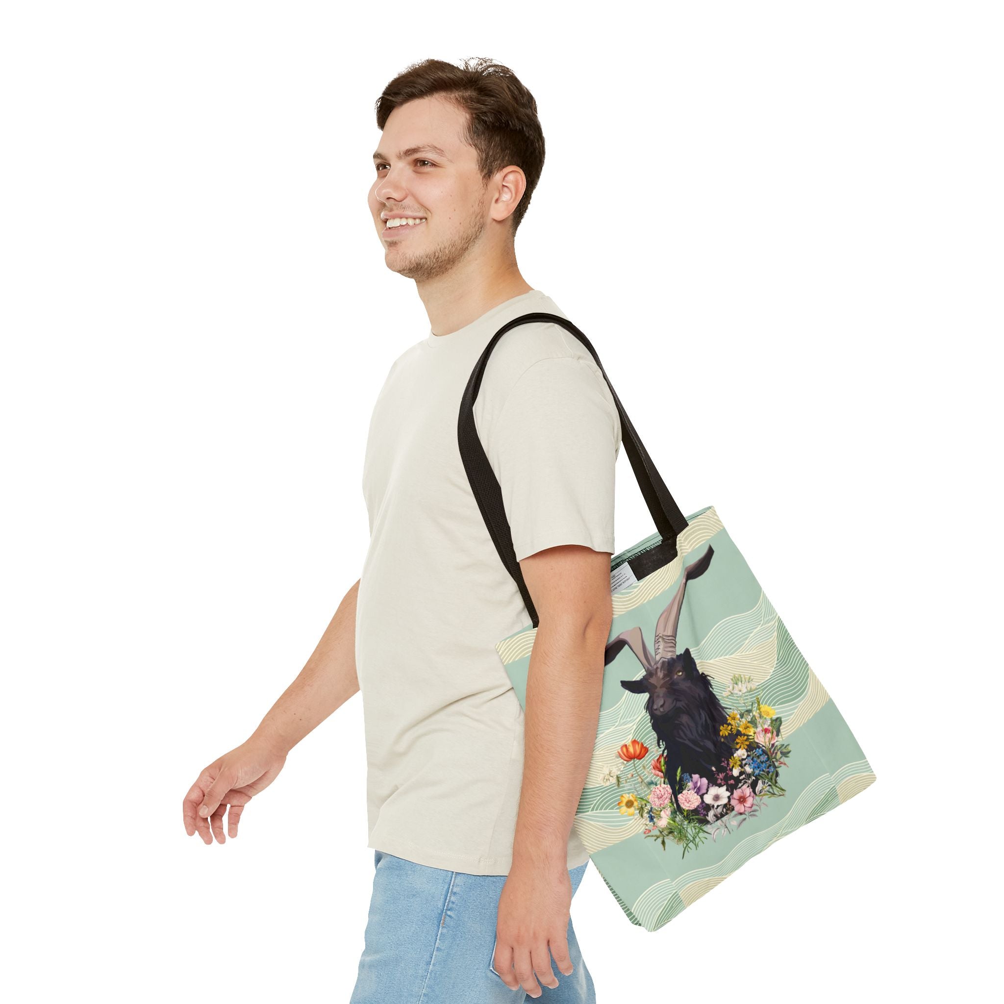 Majestic Goat Tote - "Goat Goals: Achieved!"